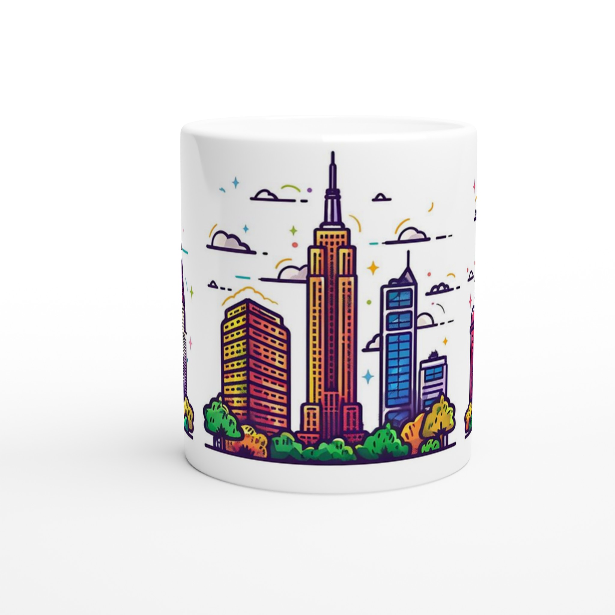 New York City Ikoner Keramikmugg – Färgglad Urban Pop Art för Kaffeälskare, Välj Din Favoritfärg! 8 c5bd140e-449f-48a6-a2d5-5594b03648a9