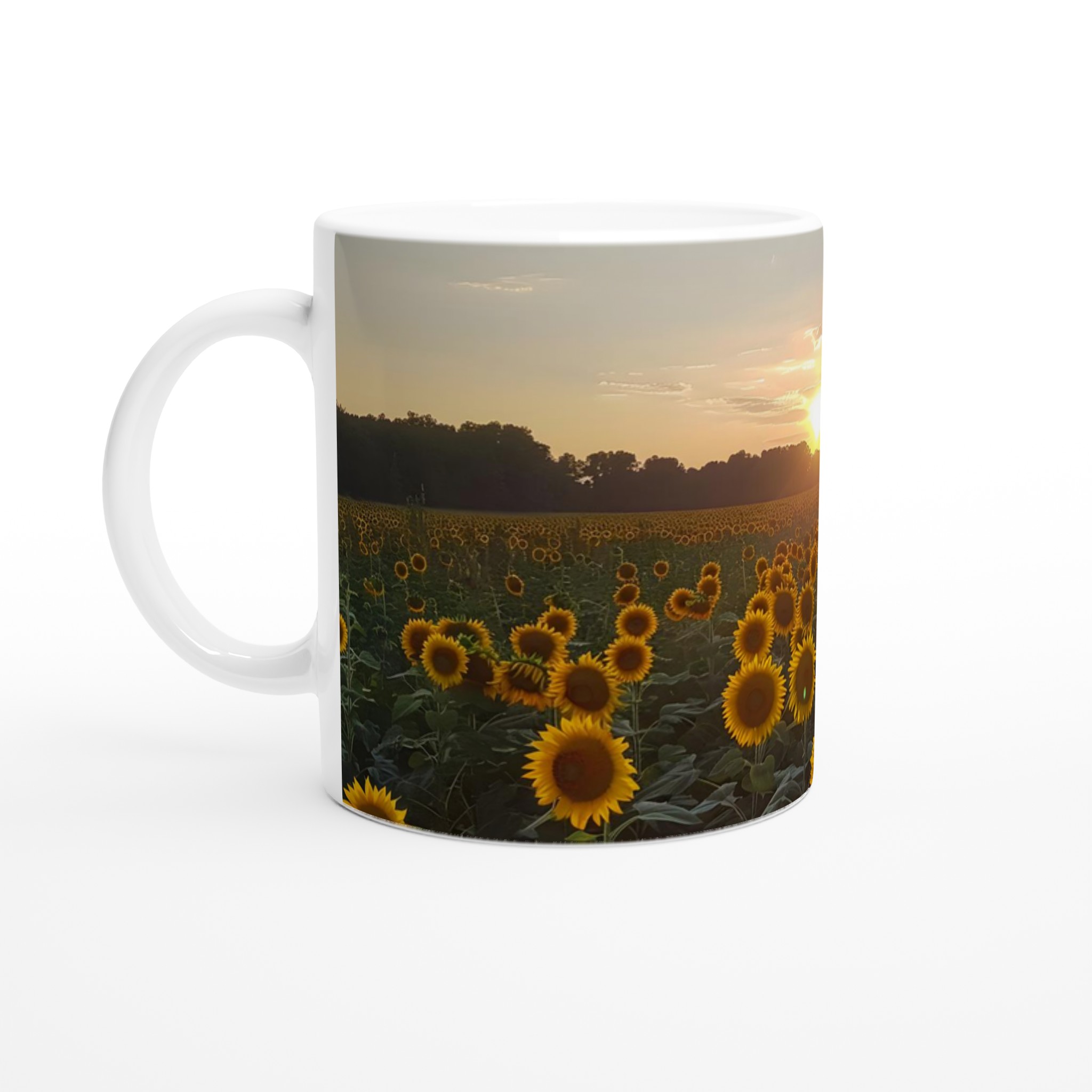Soluppgång över Solrosfält 11oz Keramisk Mugg – Fånga Magin i Varje Klunk 1 c5cdb8f4-4fcb-4dd7-a787-53e1a8fce08b