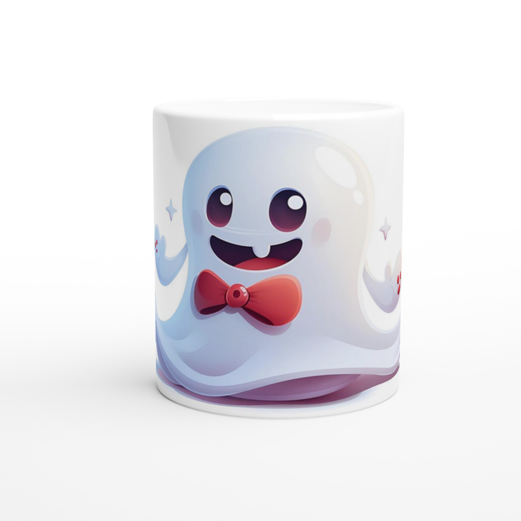 Söt Spöke med Fluga - 11oz Keramikmugg i ditt Val av Färg 8 c5d84f6a-2372-4902-89e5-3f7a212a080c