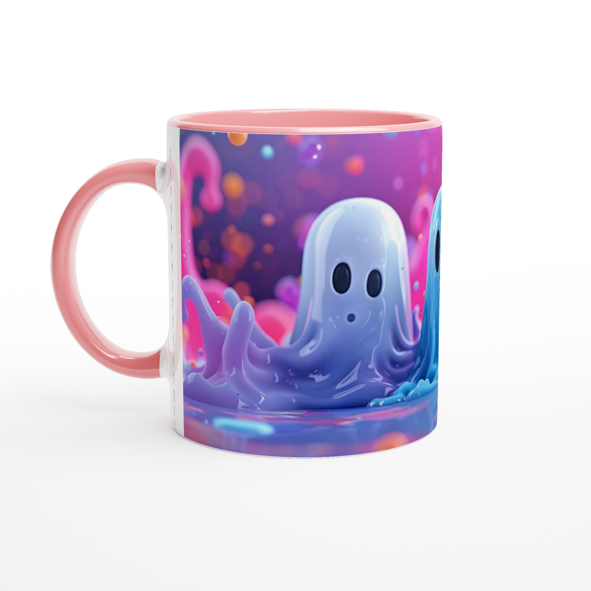 Sött Spöke Halloween Mugg – Lekfull Design i Livfulla Färger, Välj din Favorit 6 c6579bcb-33af-4b6d-a6d1-9b44271892c2