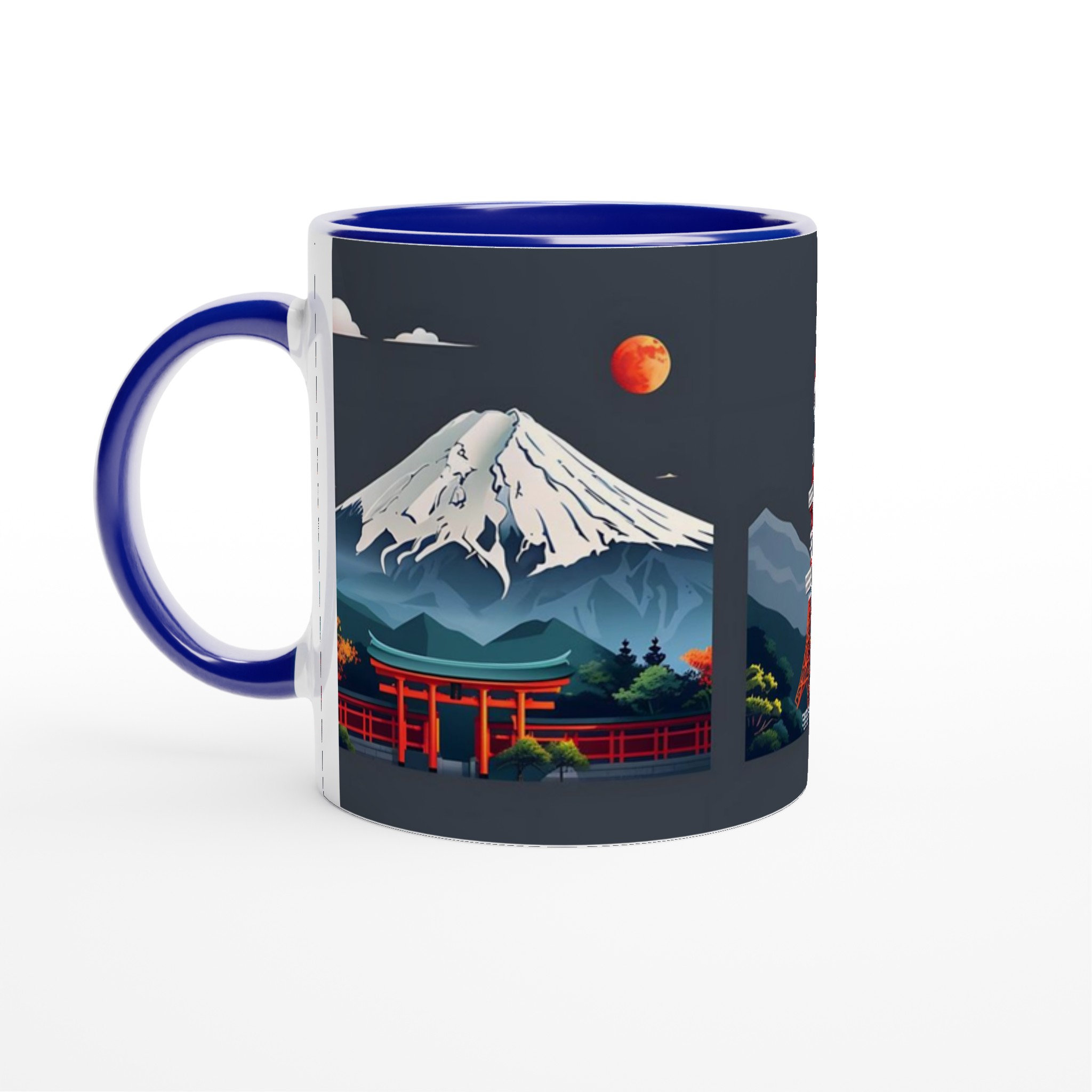 Japansk Resedrömmar Mugg – Fuji, Tokyo Tower & Torii – Perfekt för kaffeälskare i sju färger! 4 c6af8d49-433e-497e-85a8-e8528f93a6bf