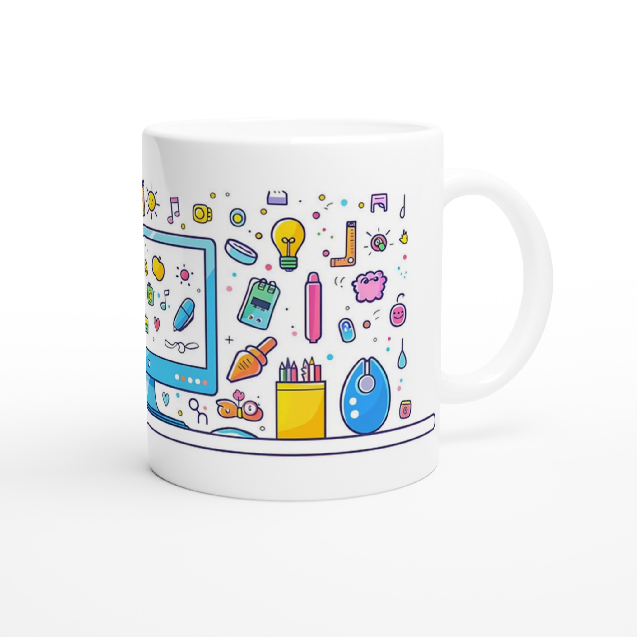 Kreativ Arbetsplats Mugg: Din Inspirationskälla i 7 Lekfulla Färger – 11oz Keramikmugg 9 c6caa05d-7d61-42a0-8af8-ae80f6be6cc0