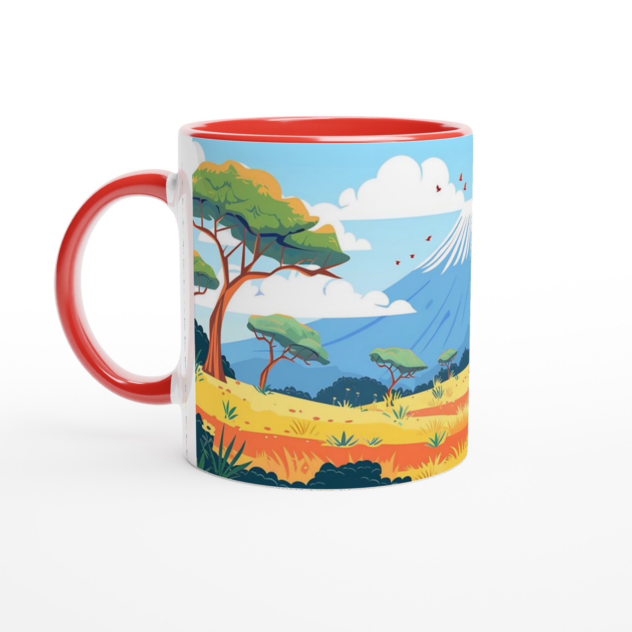 Mt. Fuji Solnedgång Keramisk Mugg – Konstfull Design i Flera Färger 2 c6d3ee02-1022-4c8e-9c2a-4167b3d8229c