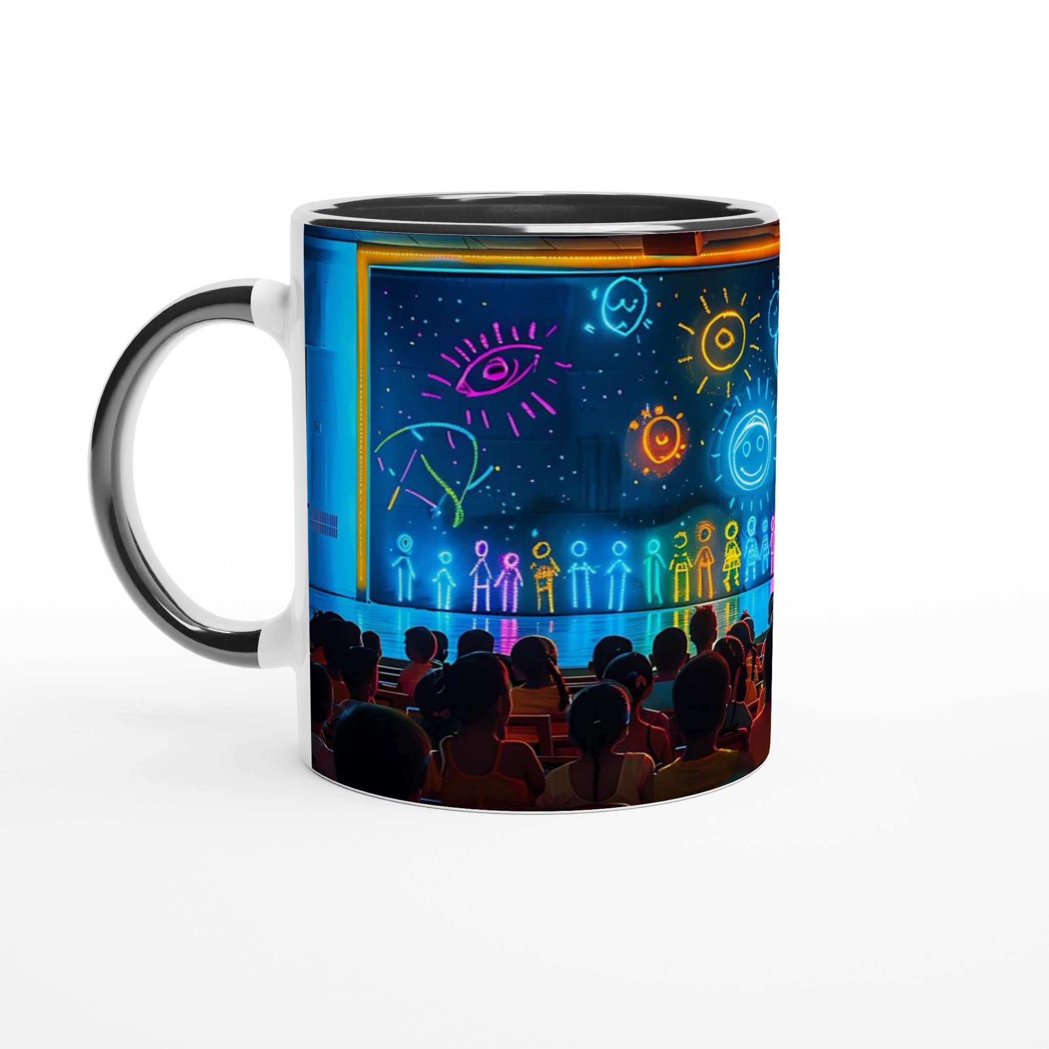 Neon-Glam Keramikmugg – Din Favoritdryck i Strålande Färger, 11 oz 7 c6ed2bc0-7fc8-4035-8bf3-14e4d462b248