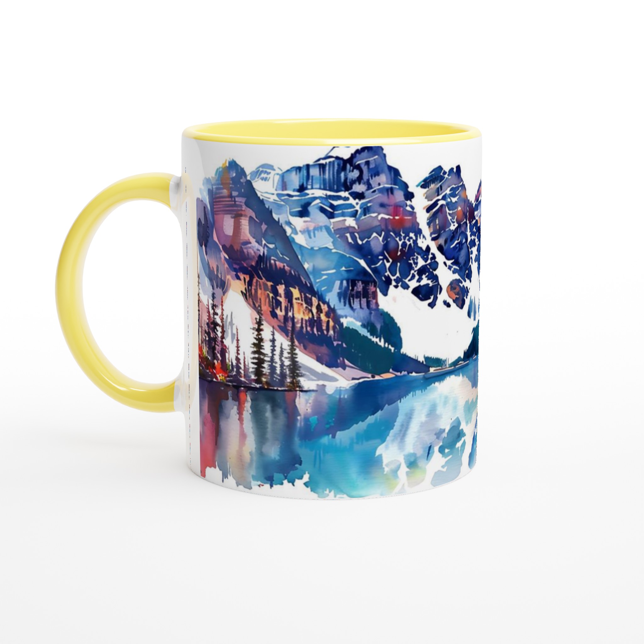 Akvarellberg: En 11oz Keramisk Mugg med Spektakulärt Landskap 5 c6f67d80-fcee-4f14-97dd-1b142e426afe