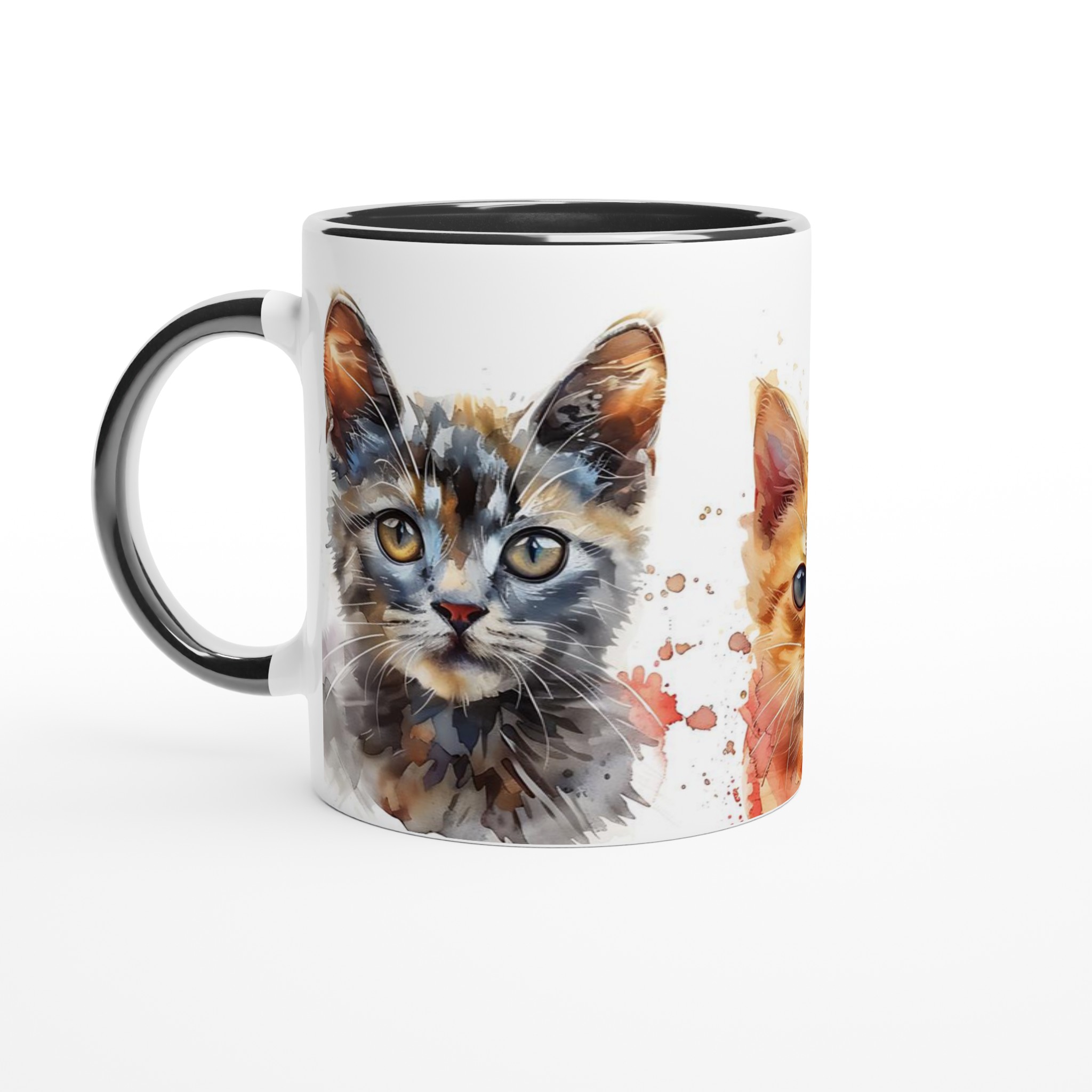 Kattungemugg i Akvarellstil – Personlig Keramikmugg, 11 oz, i Valfri Färg – Perfekt Present för Kattälskare 7 c783cadf-5524-41b5-912a-e3fbdef1119f