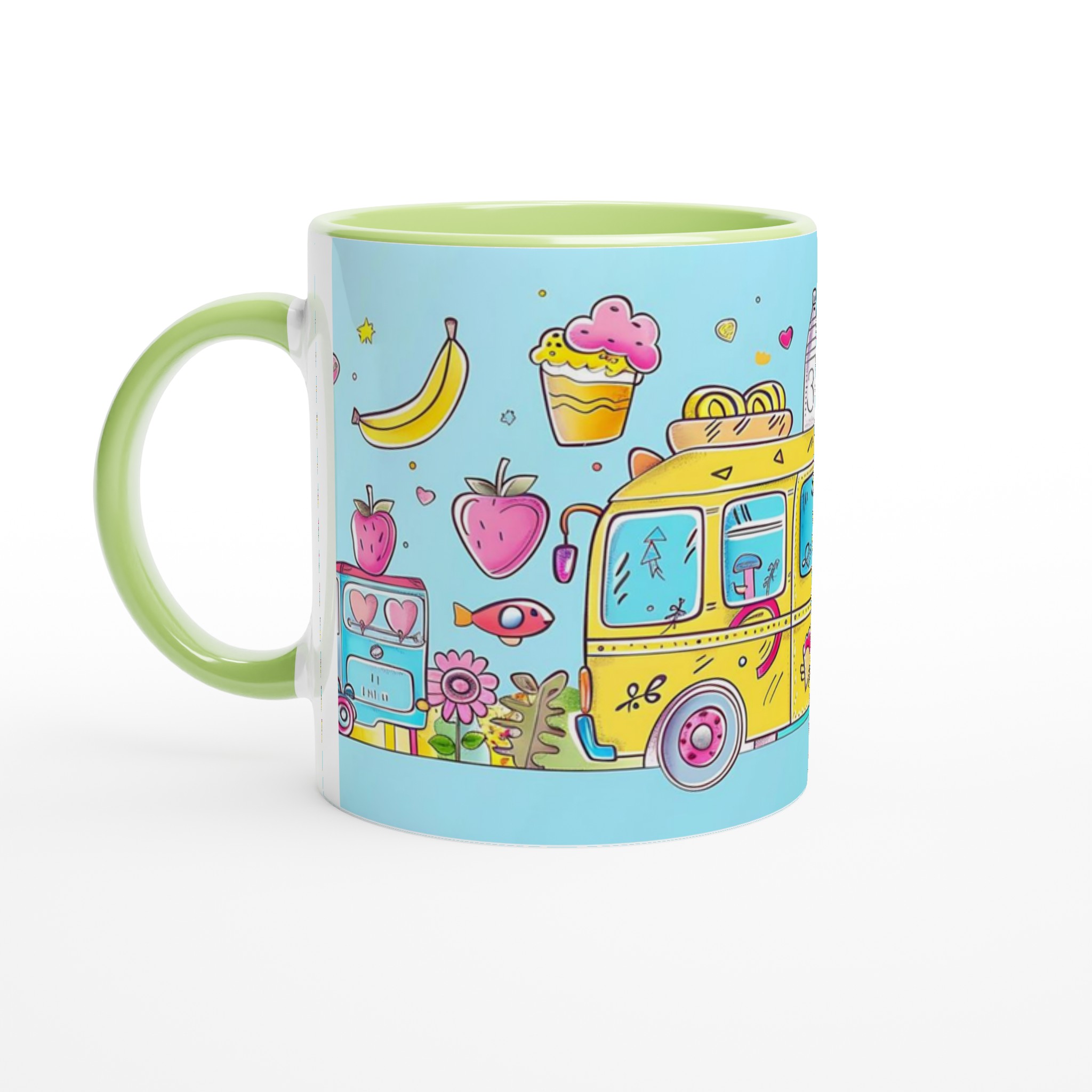 Pastell Pop Art 11oz Keramisk Mugg – Lekfull Design i Sju Glada Färger 3 c7ddf990-e7e9-46c7-9438-ae0f1fd98987
