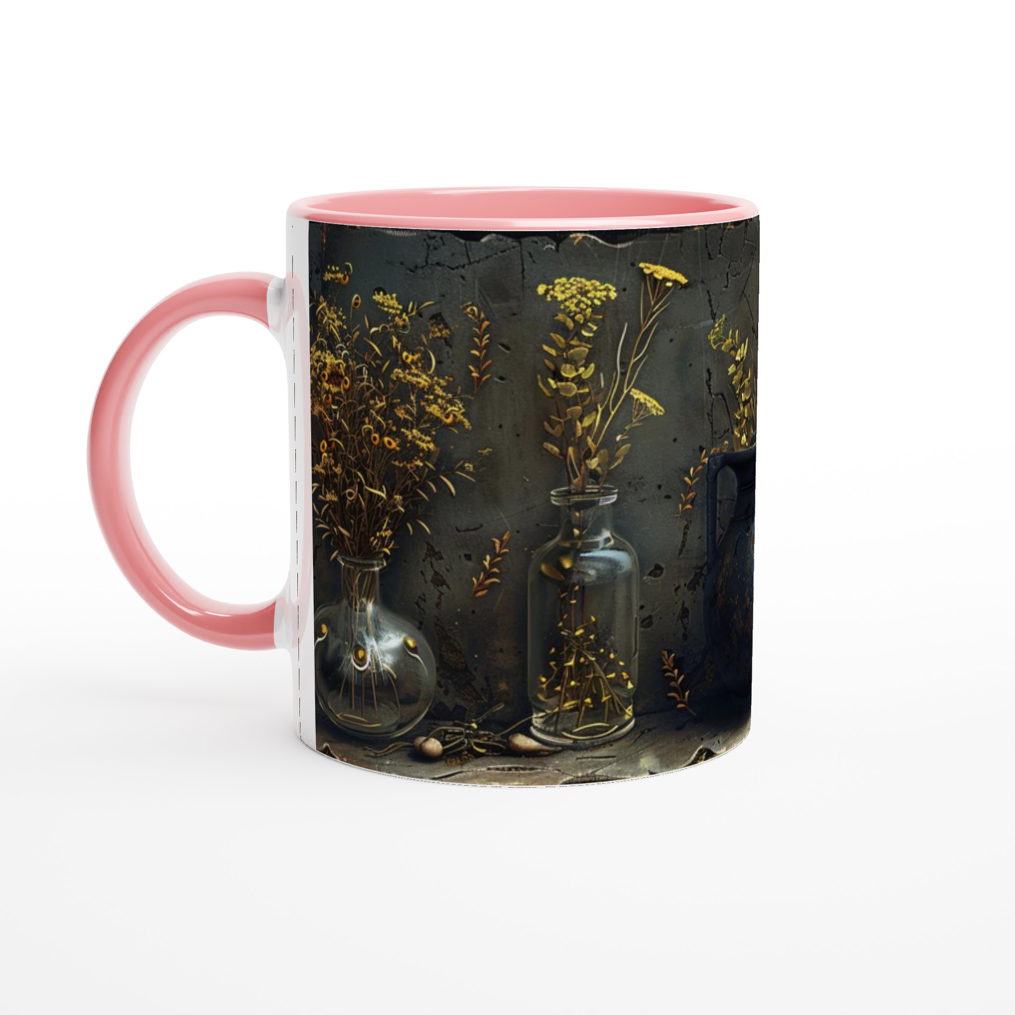Alkemistens Skattkammare - 11oz Keramisk Mugg med Botanisk Konst i Guldnyanser 6 c7f26150-0541-4115-9249-12d4e0f78ad7