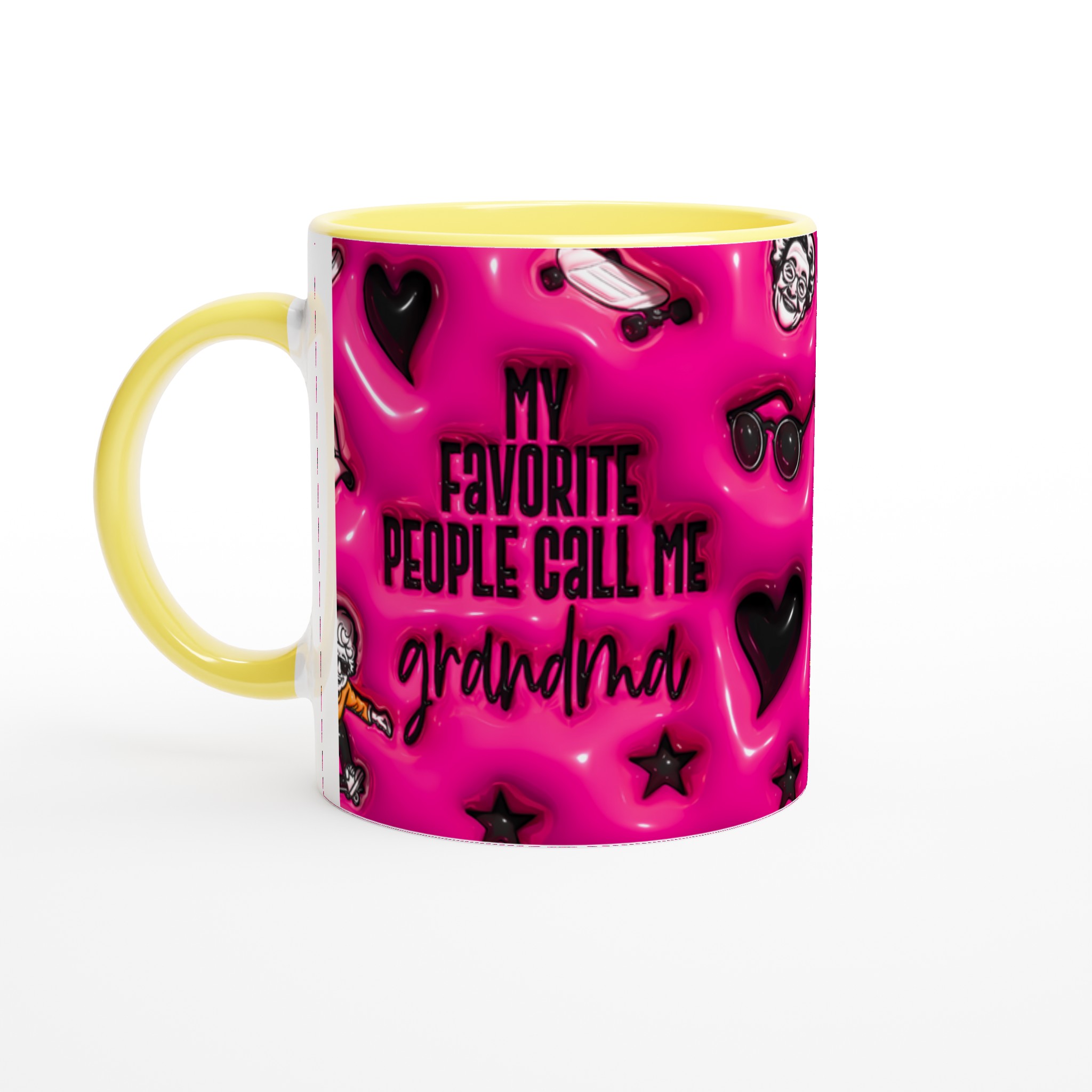 Bästa Farmors Mugg – Rosa Skateboard Grandma Design, 11oz Keramik, Välj Din Färg! 5 c8493bfb-5236-46cf-a6a9-051b21525e0c