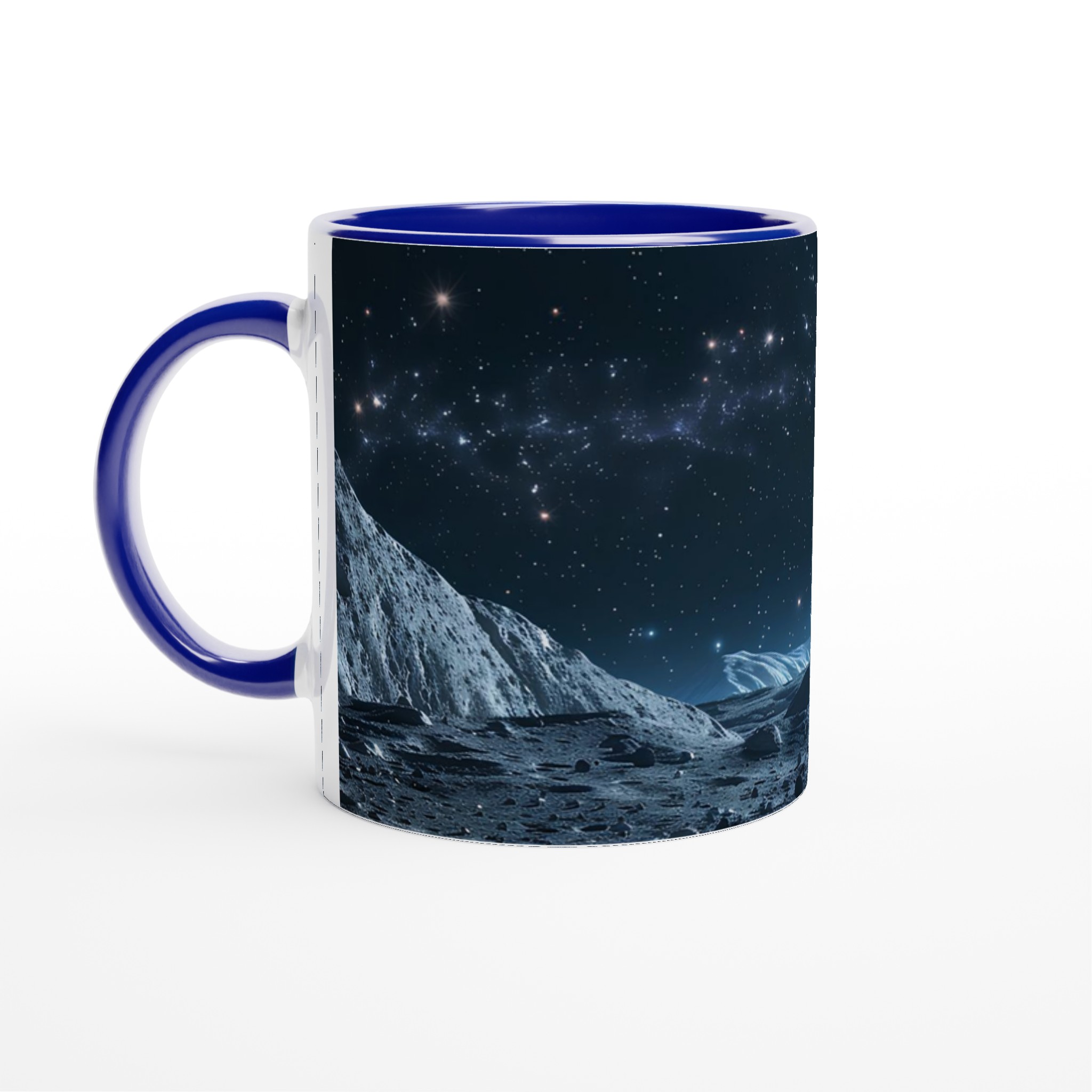 Kosmisk Månnatt 11oz Keramikmugg – Drömsk Rymdscen i Valfri Färg! 4 c8662a00-7511-468c-b54d-09639de1afe9