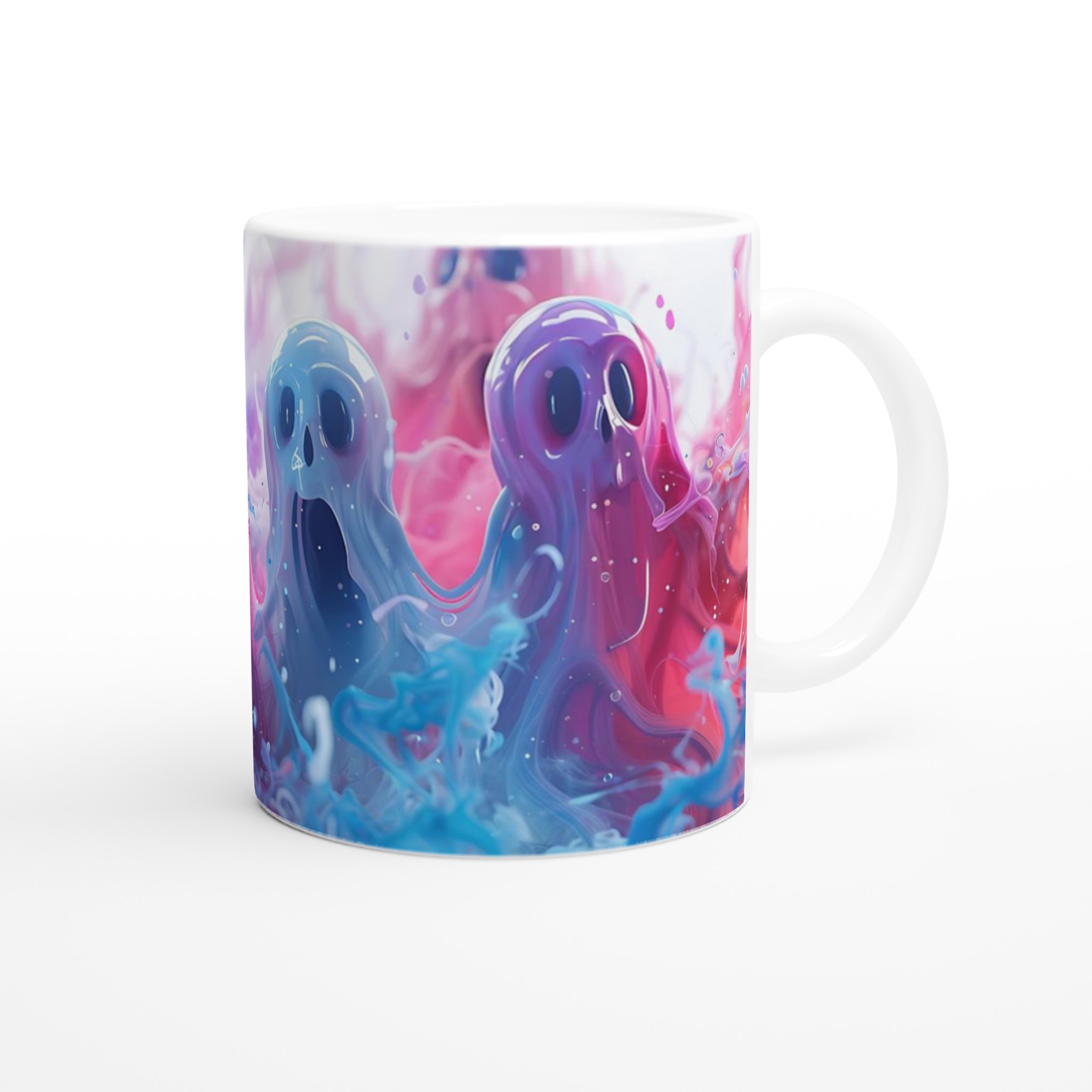 Mångfärgad Spökmugg i Keramik – 11oz Rolig Design i Flera Färgval 9 c8b5df49-698e-404e-a85e-d2c3ee5f813d