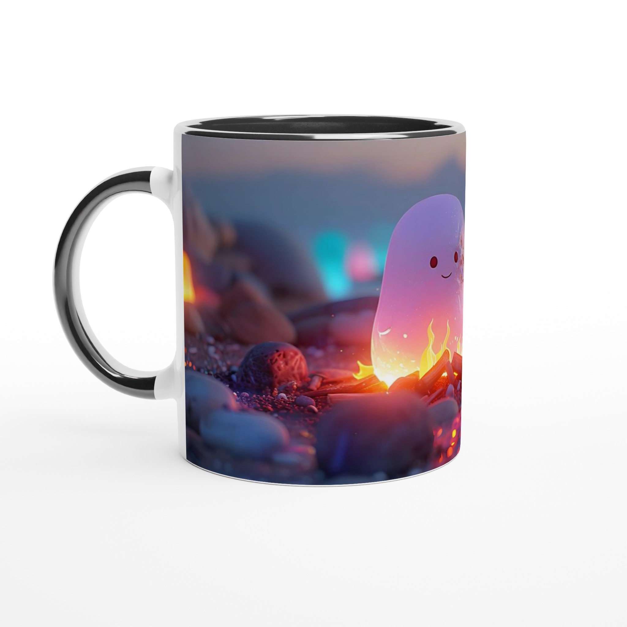 Magiska Eldsjälen Keramisk Mugg – 11 oz Vit Mugg med Glödande Motiv 7 c8cc7e27-b319-4631-ab4f-ea0b68cbad7a