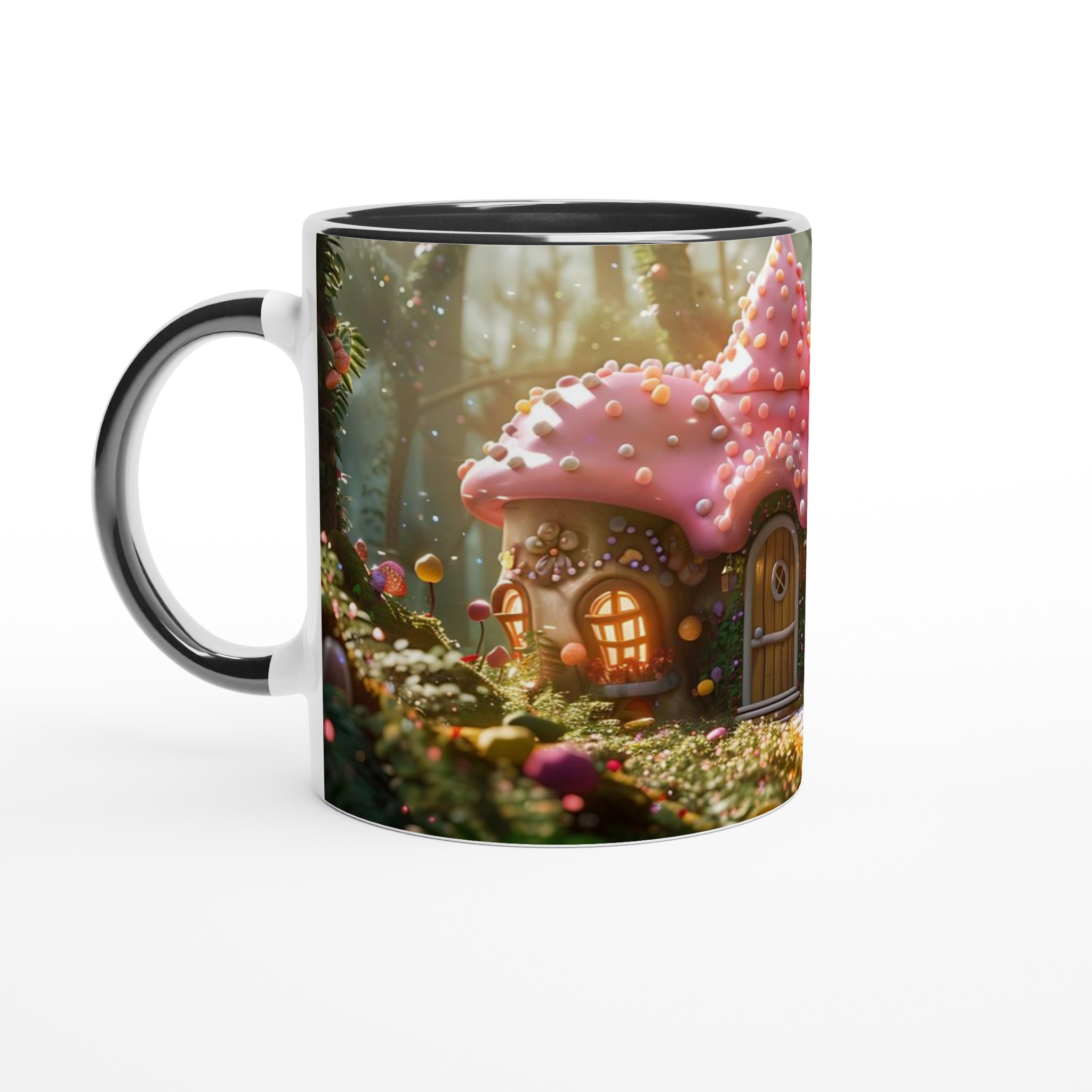 Fairy Tale Candy House Mugg – Drömsk Design i Livfulla Färger, 11oz Keramik 7 c8d905c7-0767-4d33-aa51-34c4c94f76a7
