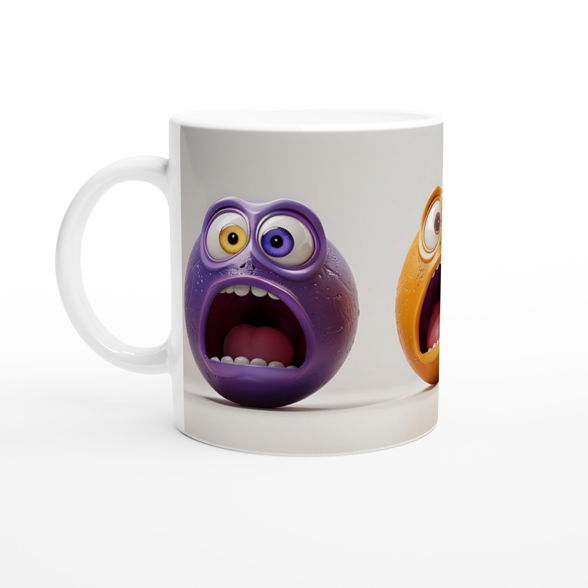 Humoristisk Skrikande Monster Mugg - Välj bland Färgstarka Nyanser, 11 oz Keramik 1 c904b53e-a1f7-4b28-aebe-3ae9a727273f