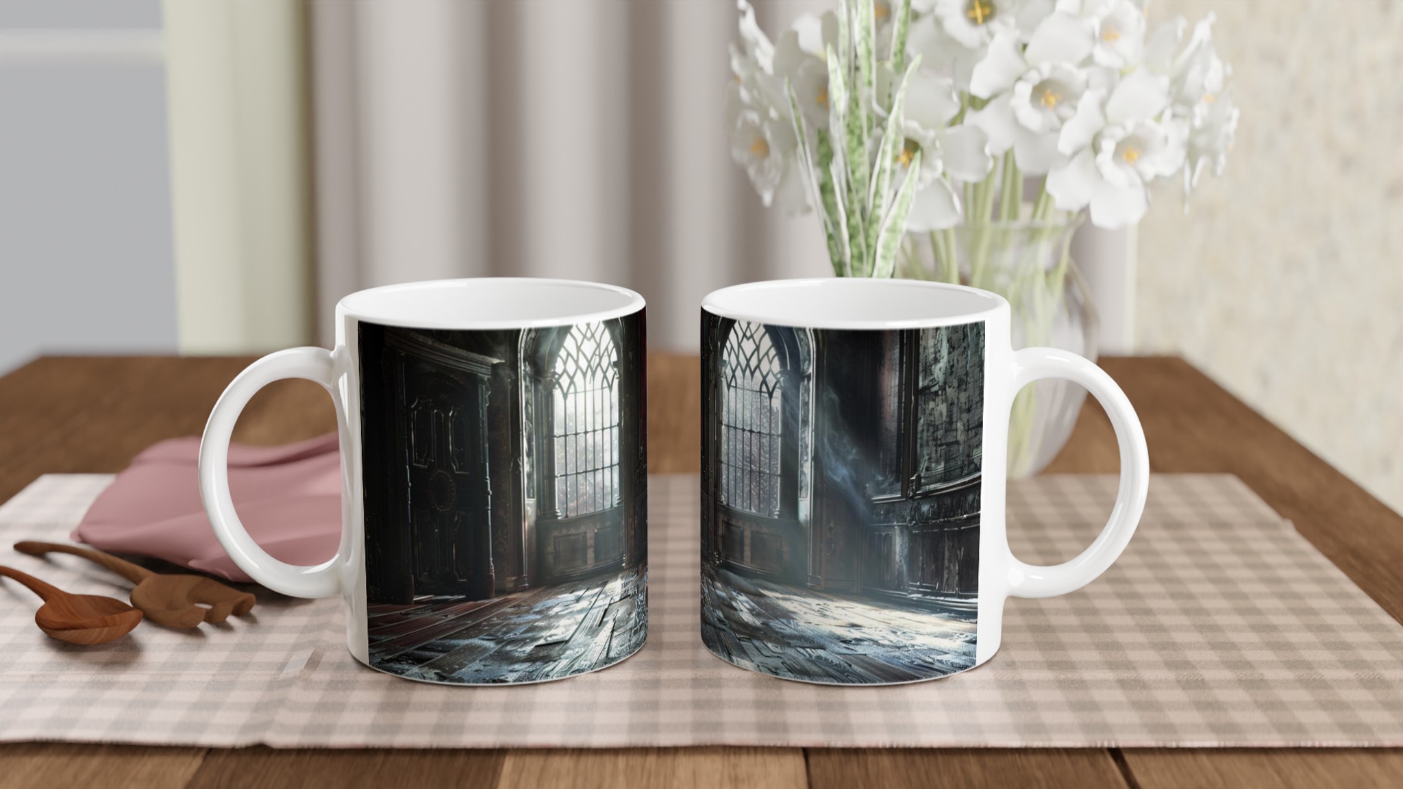 Gotisk Mystik Keramikmugg - 11oz Kaffemugg i Ditt Val av 7 Djupa Färger 10 c91e7fb0-0d56-4b0d-9b1c-af412a179f62