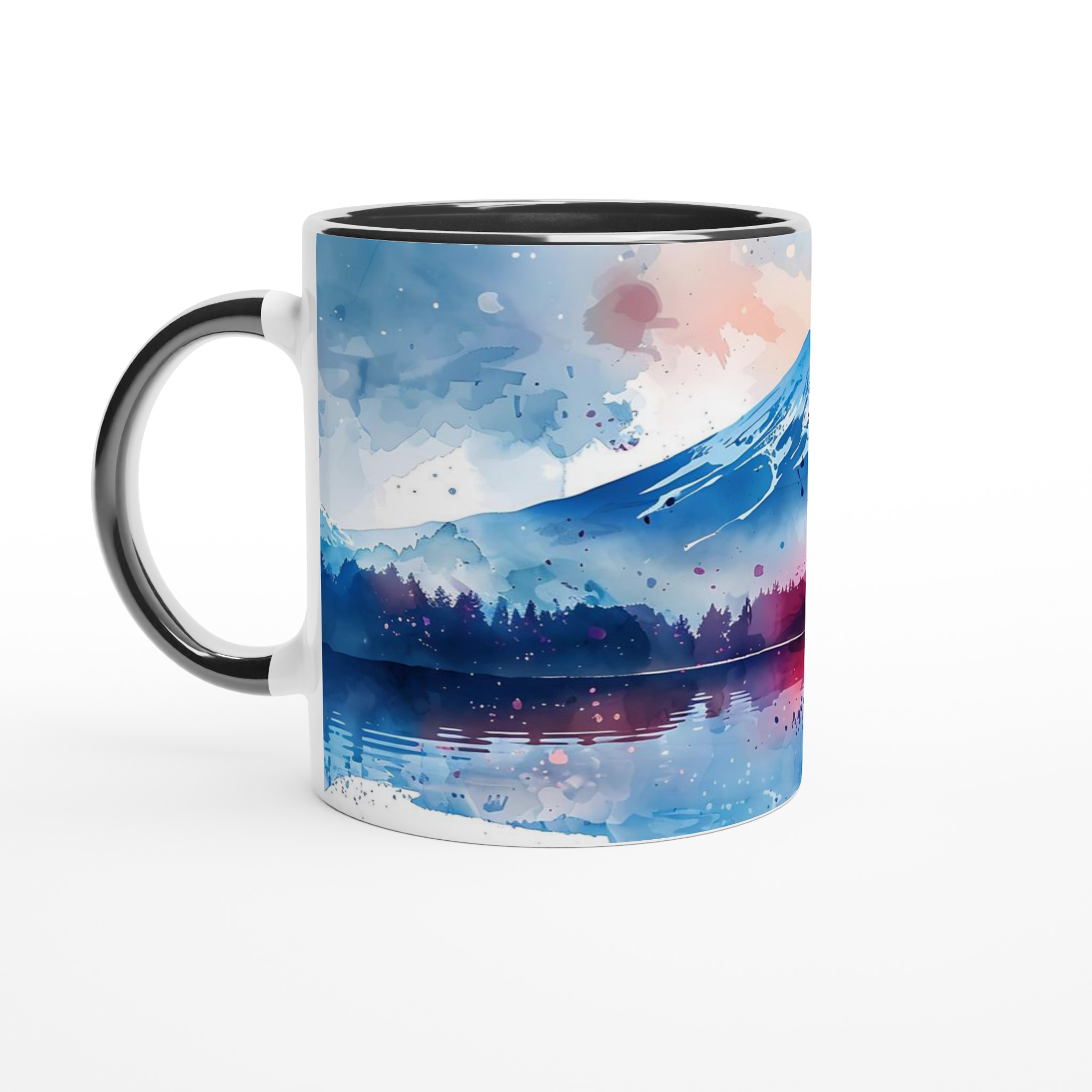 Akvarellberg: 11oz Keramisk Mugg – Konstnärligt Motiv i Valfri Färg 7 c9525c9d-febe-4f31-879b-a37d35656230