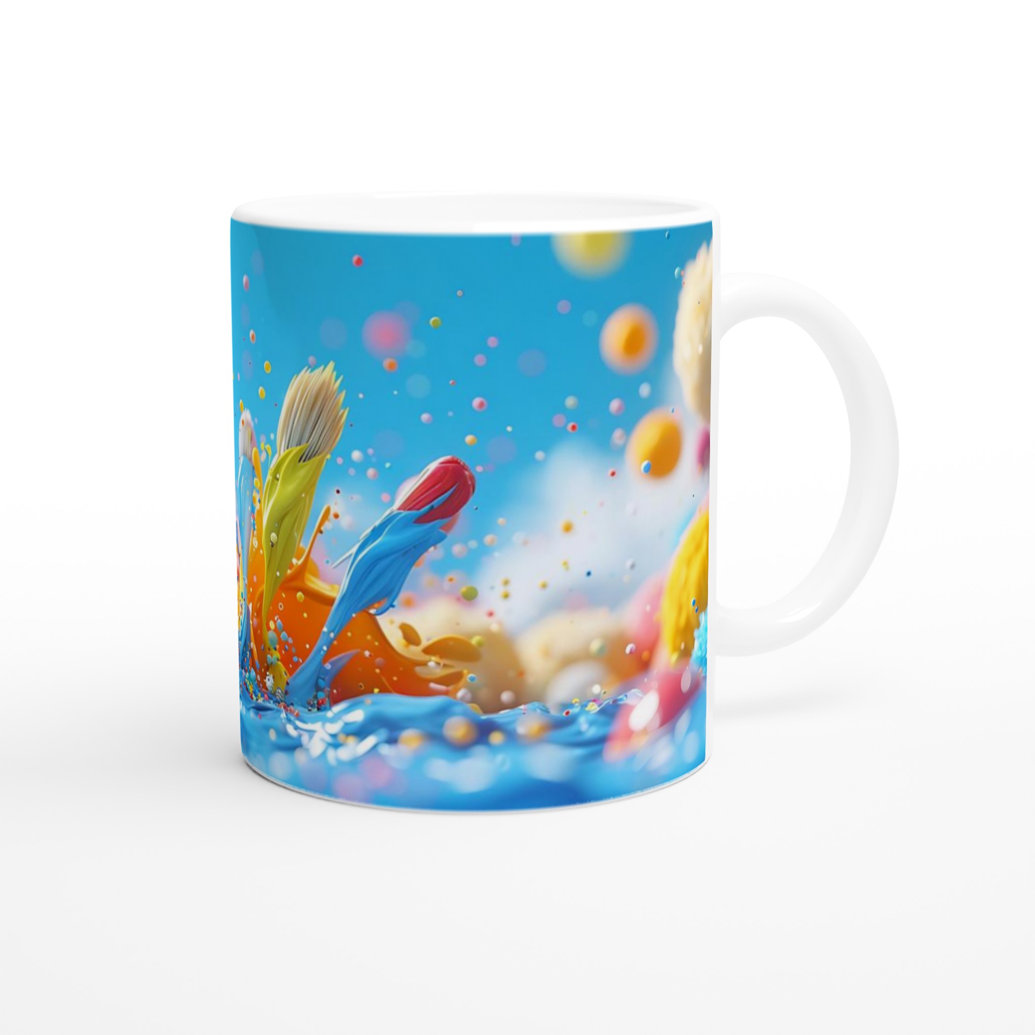Färgsprakande 11oz Keramisk Mugg – Lekfull Design i Sju Glada Nyanser 9 c98a9fed-9e1a-49c2-8048-e8d3ef65b677