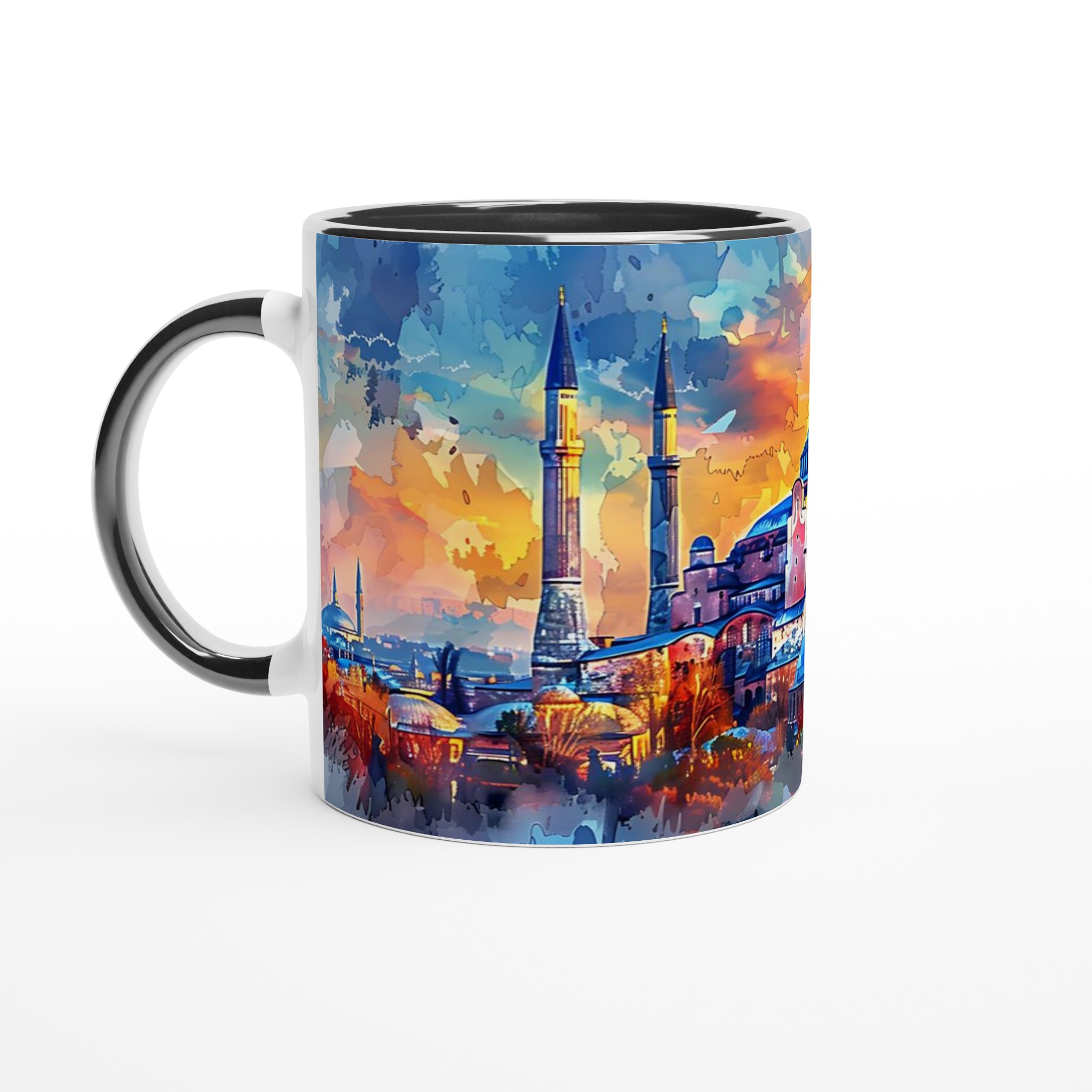 Hagia Sofia Watercolor 11oz Keramisk Mugg - Levande Konst för Dina Fikastunder, Välj Bland Flera Färger 7 c9ab07f6-6016-4a99-b1d3-038841bb9a35