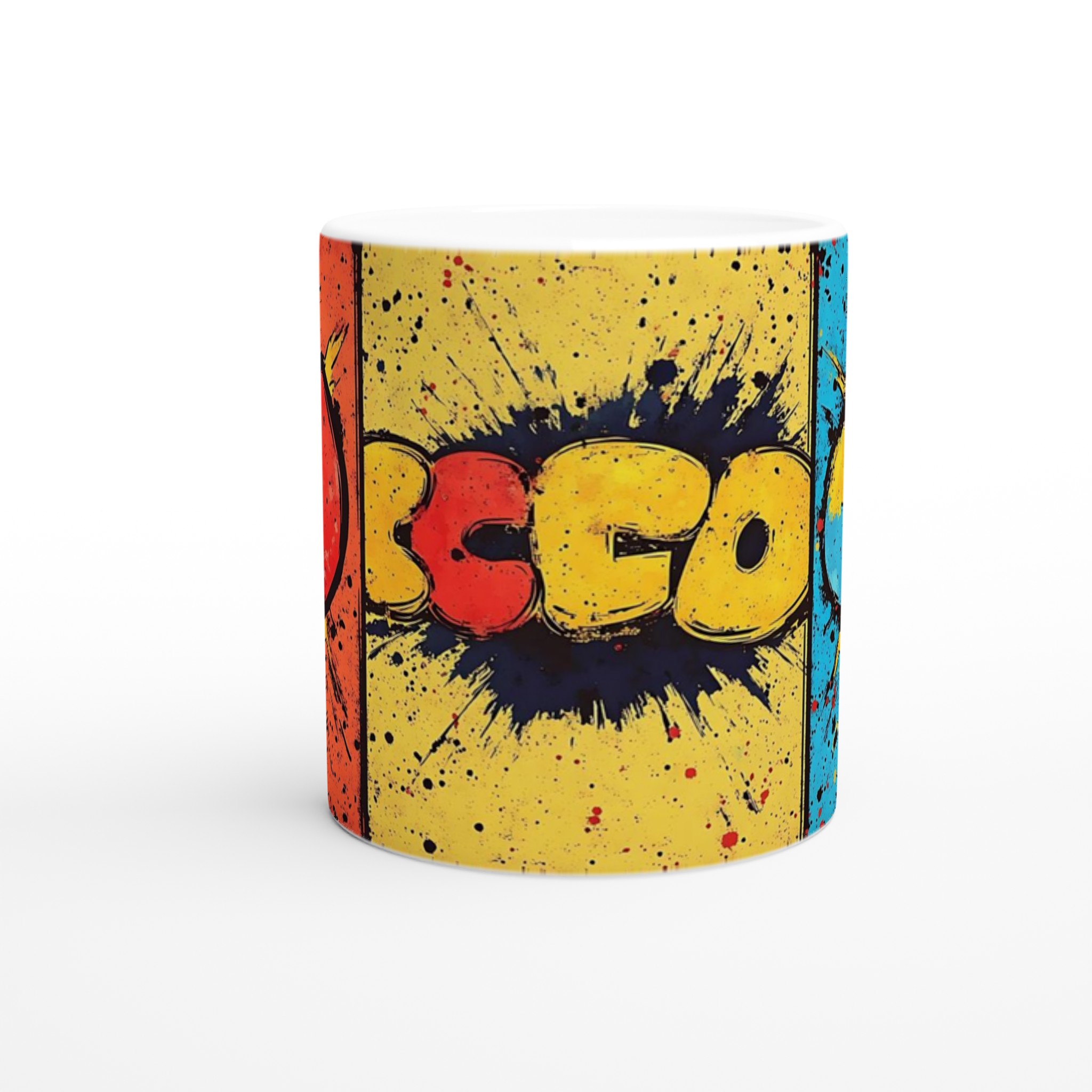 Pop Art Splash 11oz Keramisk Mugg – Färgglad och tålig, i din valfria nyans! 8 ca10c396-a366-4b09-aa3d-688b5f4c5780