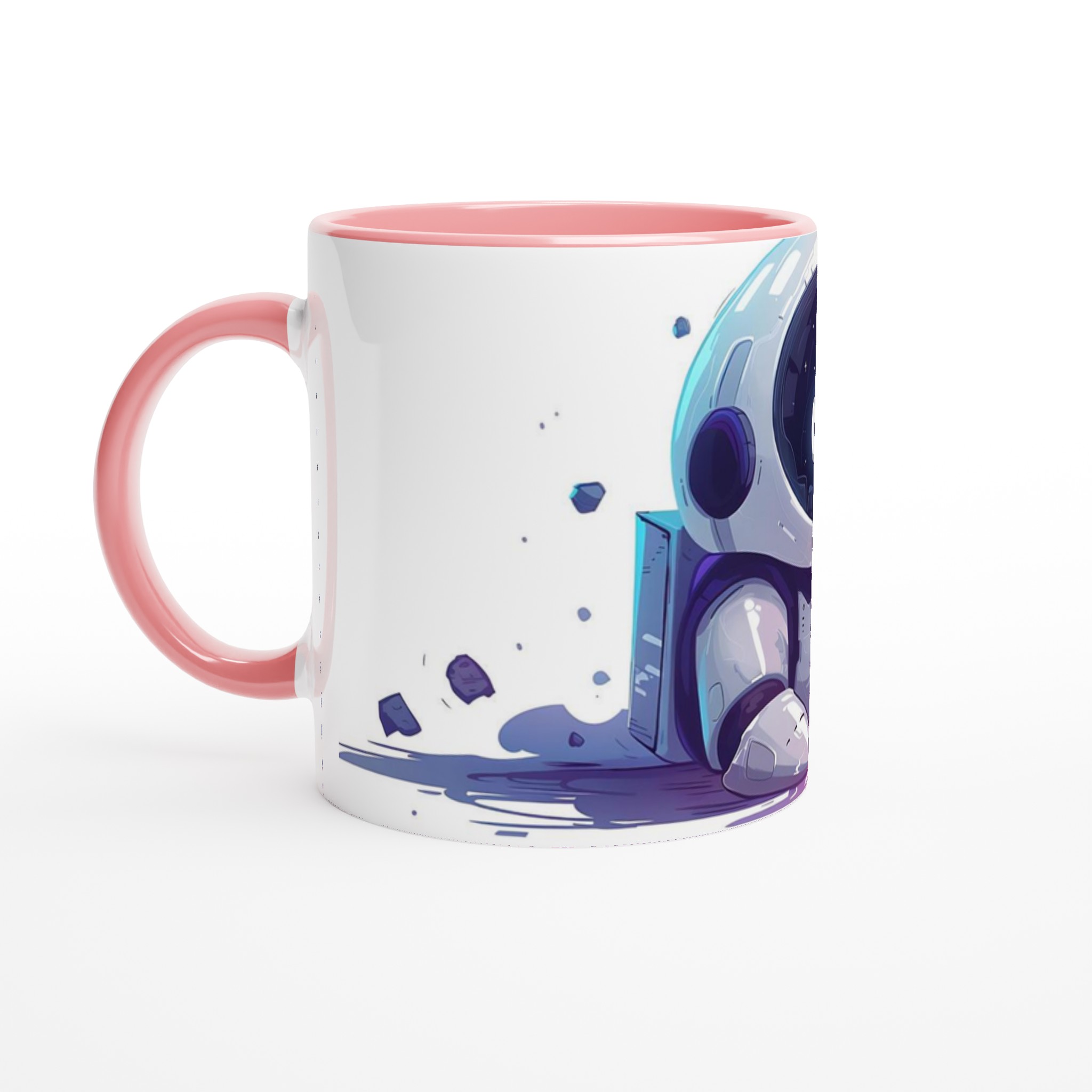 Cosmic Cutie Robot Mugg - Unik Keramisk Mugg med Astronautdesign i 7 Färger 6 ca18d478-6207-451b-9c4d-7d64152f7b99