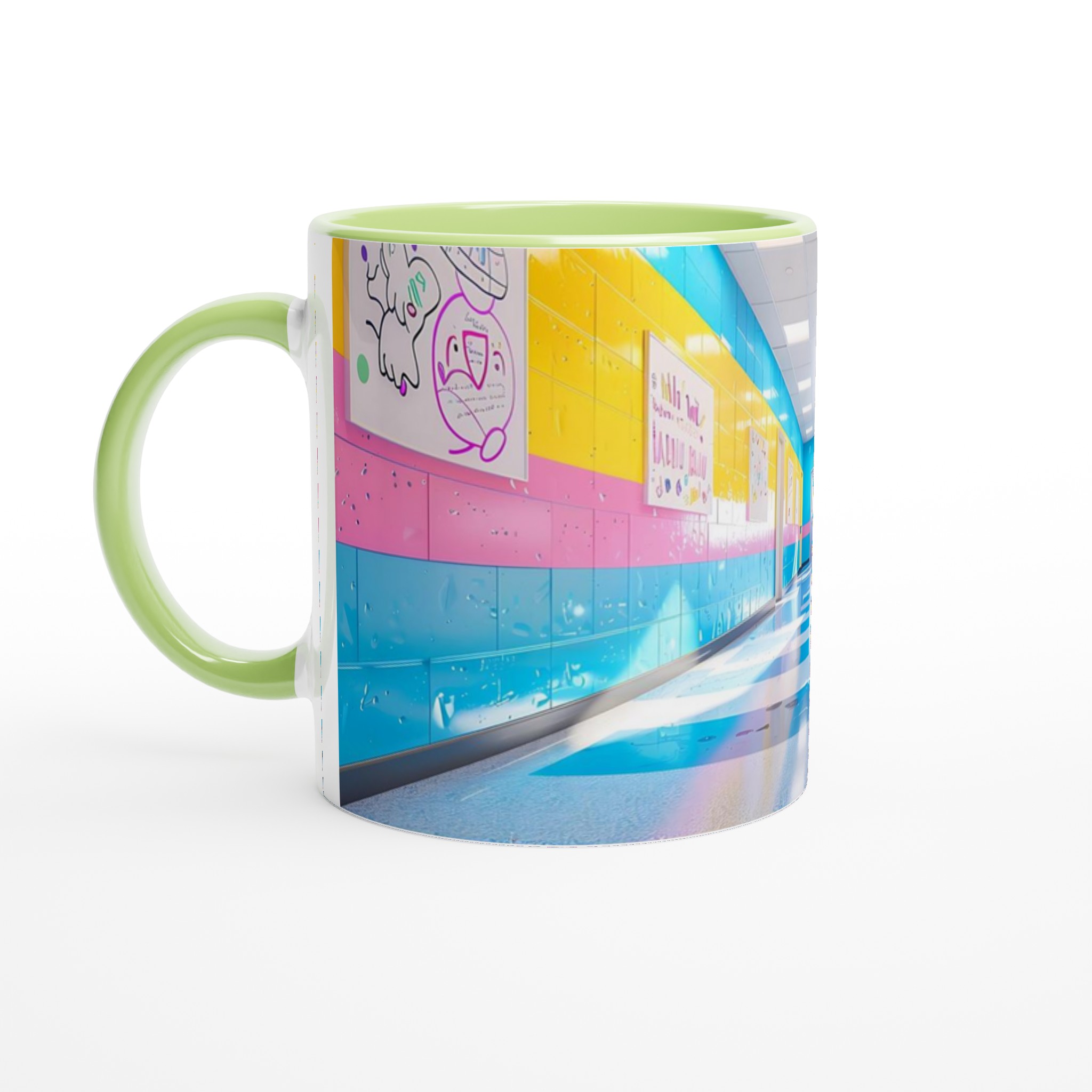 Neon Dream 11oz Keramisk Mugg – Färgglad Skolmugg i Retro Vibe 3 ca196937-7742-4f28-8713-4a658cba5573