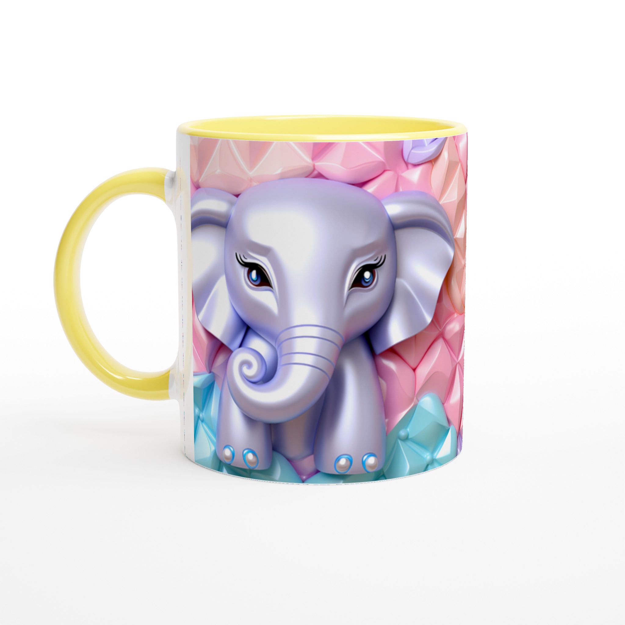 Söt Elefant & Pastell Bubbel Keramikmugg – 11oz, Välj Din Färg! 5 ca7193d9-78bd-4a2f-9d10-4c18ca0933c9