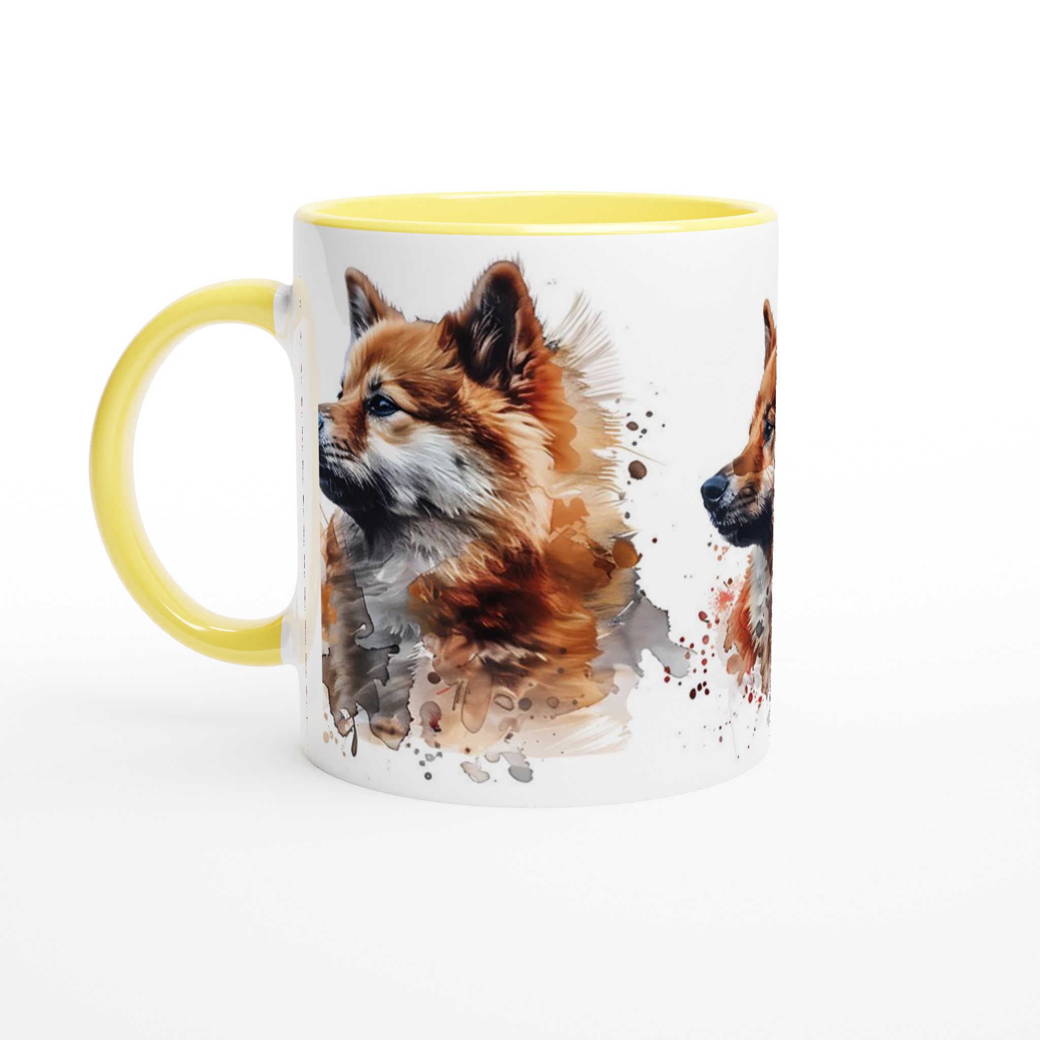 Akvarell Shiba Inu Mugg - Hundkonst för Kaffeälskare i Din Valda Keramikfärg 3 ca7ef1f1-09de-4070-8bc2-c0700b8feabc