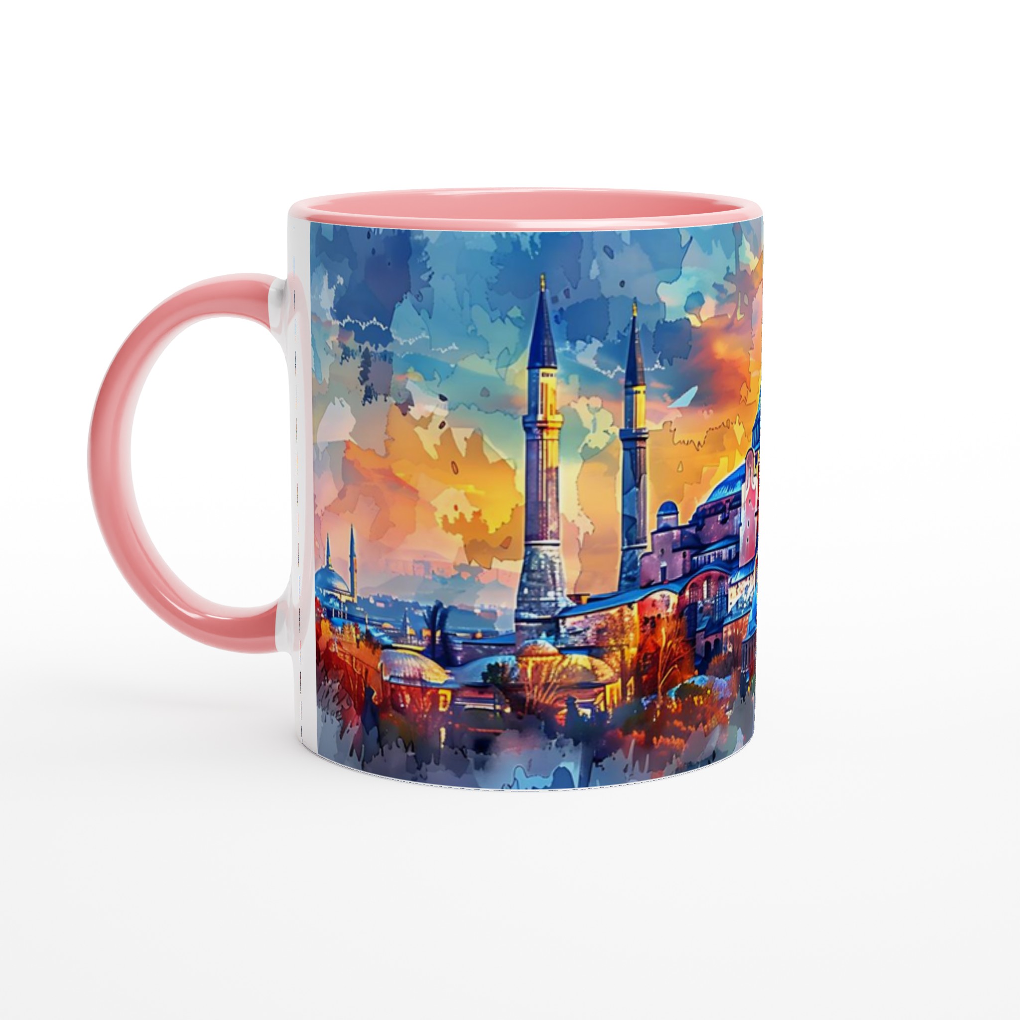 Hagia Sofia Watercolor 11oz Keramisk Mugg - Levande Konst för Dina Fikastunder, Välj Bland Flera Färger 6 ca8d1af3-87e4-4d2b-a0a7-01e37ad87aae