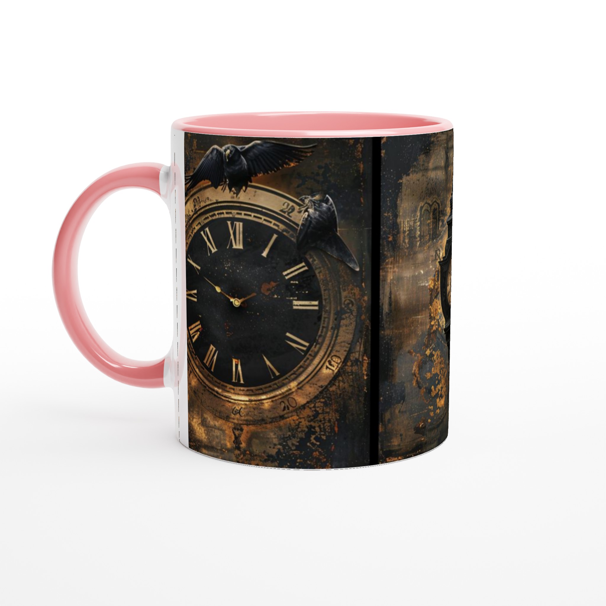 Tidlös Skönhet: 11oz Keramikmugg med Mystisk Antik Urverkdesign 6 caa140c9-14c1-46a1-a0cf-d53c0f046594