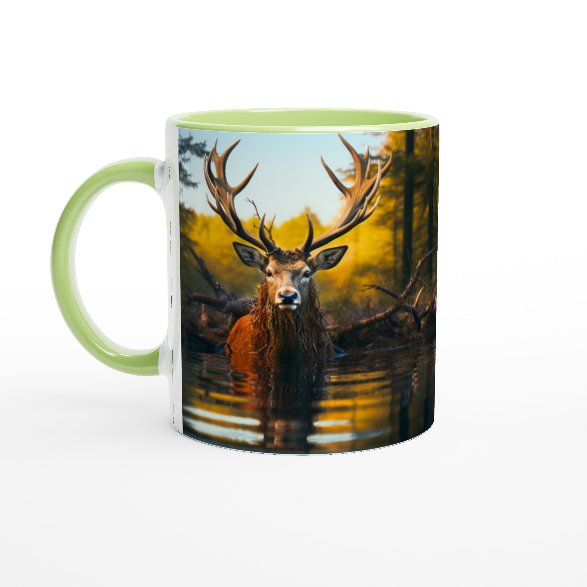 Majestätisk Älghorn Mugg – Vildmarksdesign i Valfri Keramikfärg 3 cad77db6-40d4-4d5e-9fe1-e70beb8a52c4