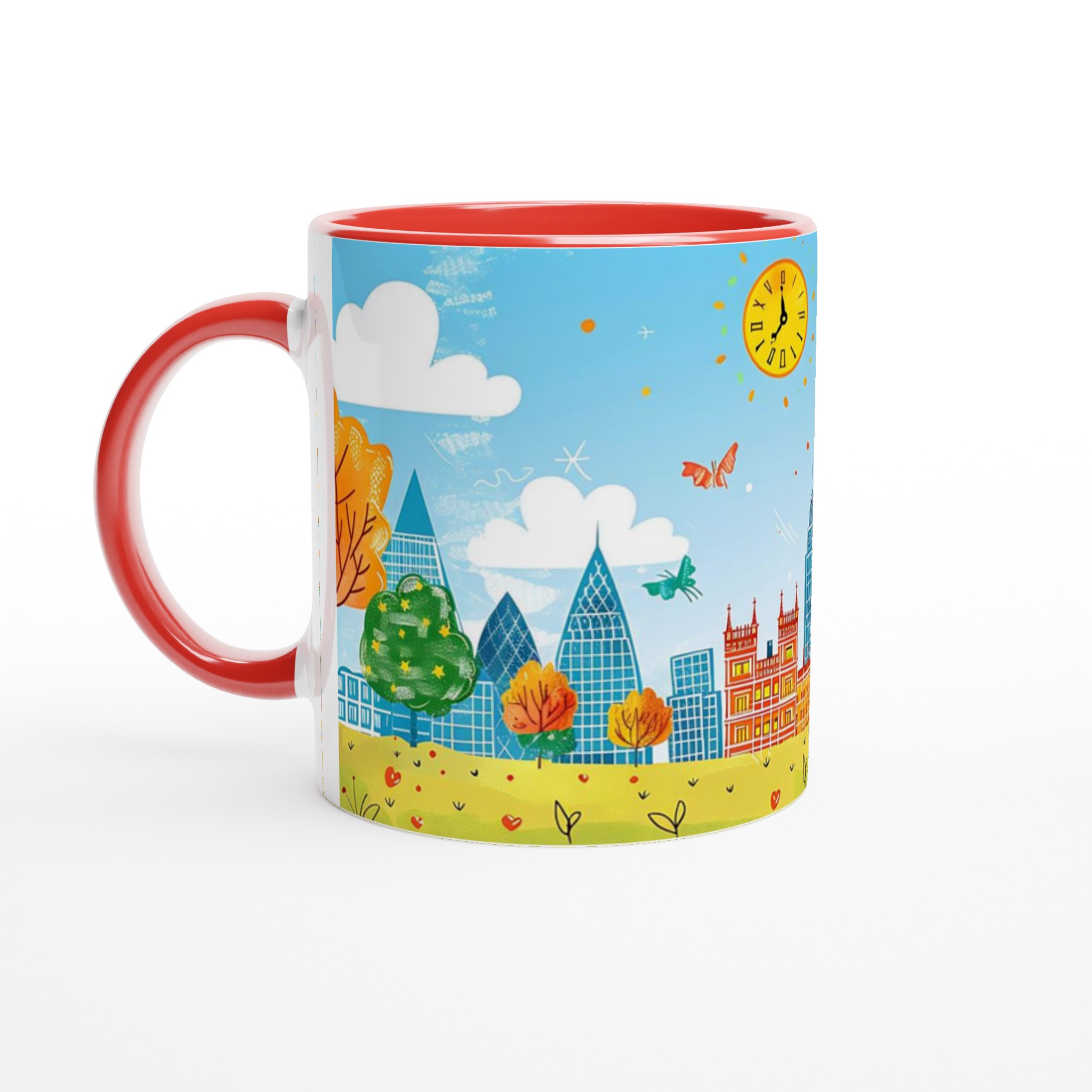 London Landscape Kaffemugg – Färgstark, Lekfull Stadssiluett i Premium Keramik – Välj Din Favoritfärg! 2 cad82f5d-d351-4284-8c32-ceddbc531b97