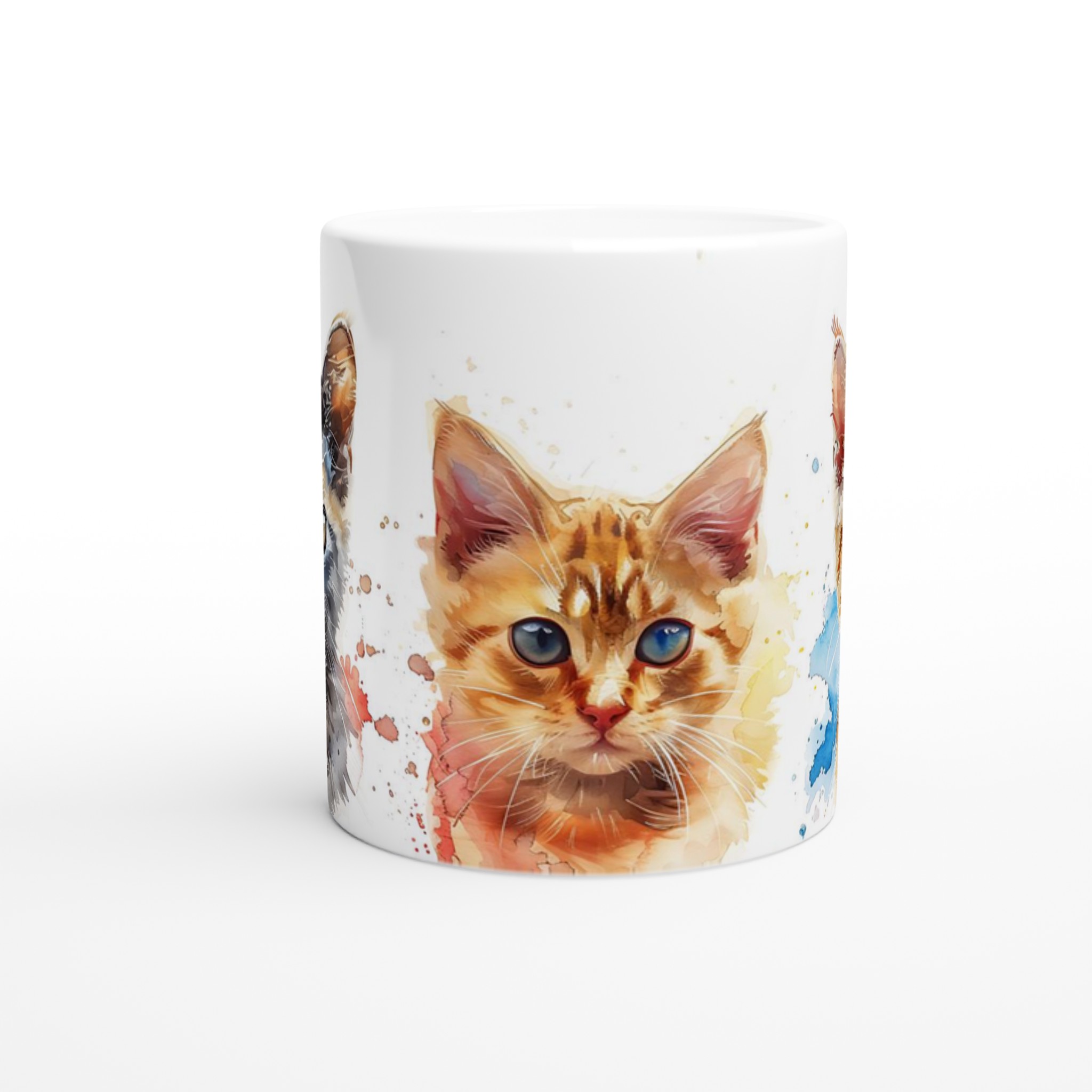 Kattungemugg i Akvarellstil – Personlig Keramikmugg, 11 oz, i Valfri Färg – Perfekt Present för Kattälskare 8 cb4f9da2-0d8f-47ea-8c34-ed9dcb06c389