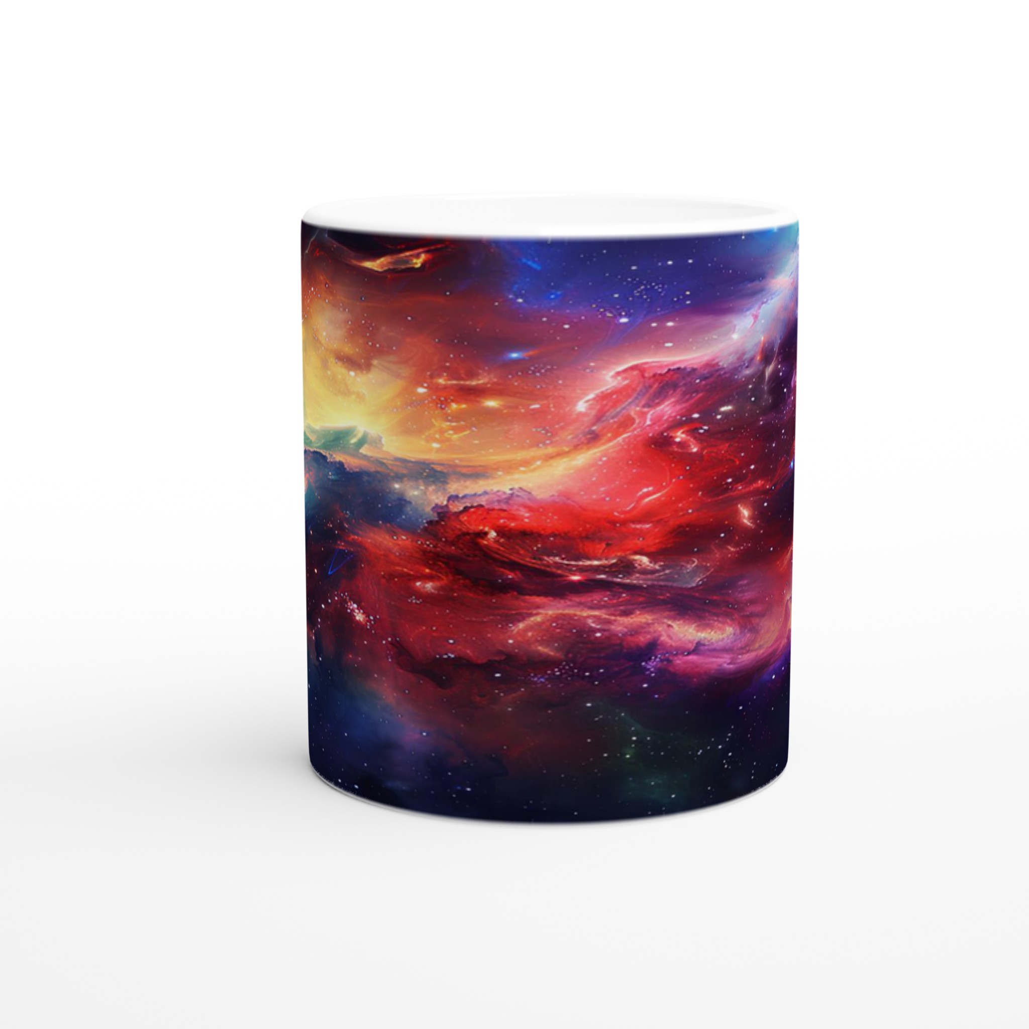 Kosmisk Nebula Keramikmugg - 11oz, Levande Rymdmotiv i ditt Färgval 8 cb7585f6-5799-42bc-aa61-cc4270152fc5