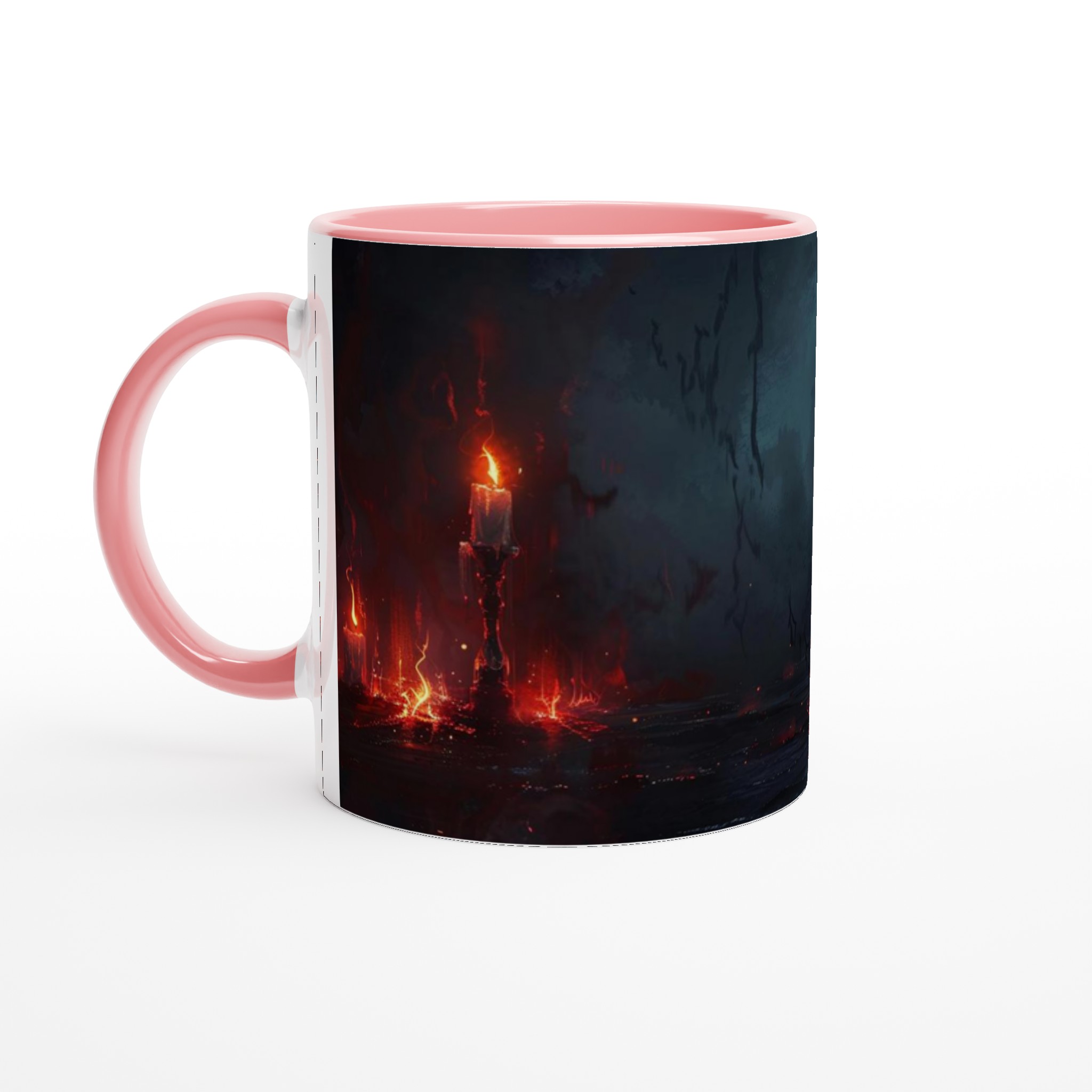 Mystiska Ljuskälla 11oz Keramisk Mugg – Gotisk Stämning & Glödande Detaljer i Flera Färger 6 cb8e456b-fc08-4d58-aebe-992a92eedcd6
