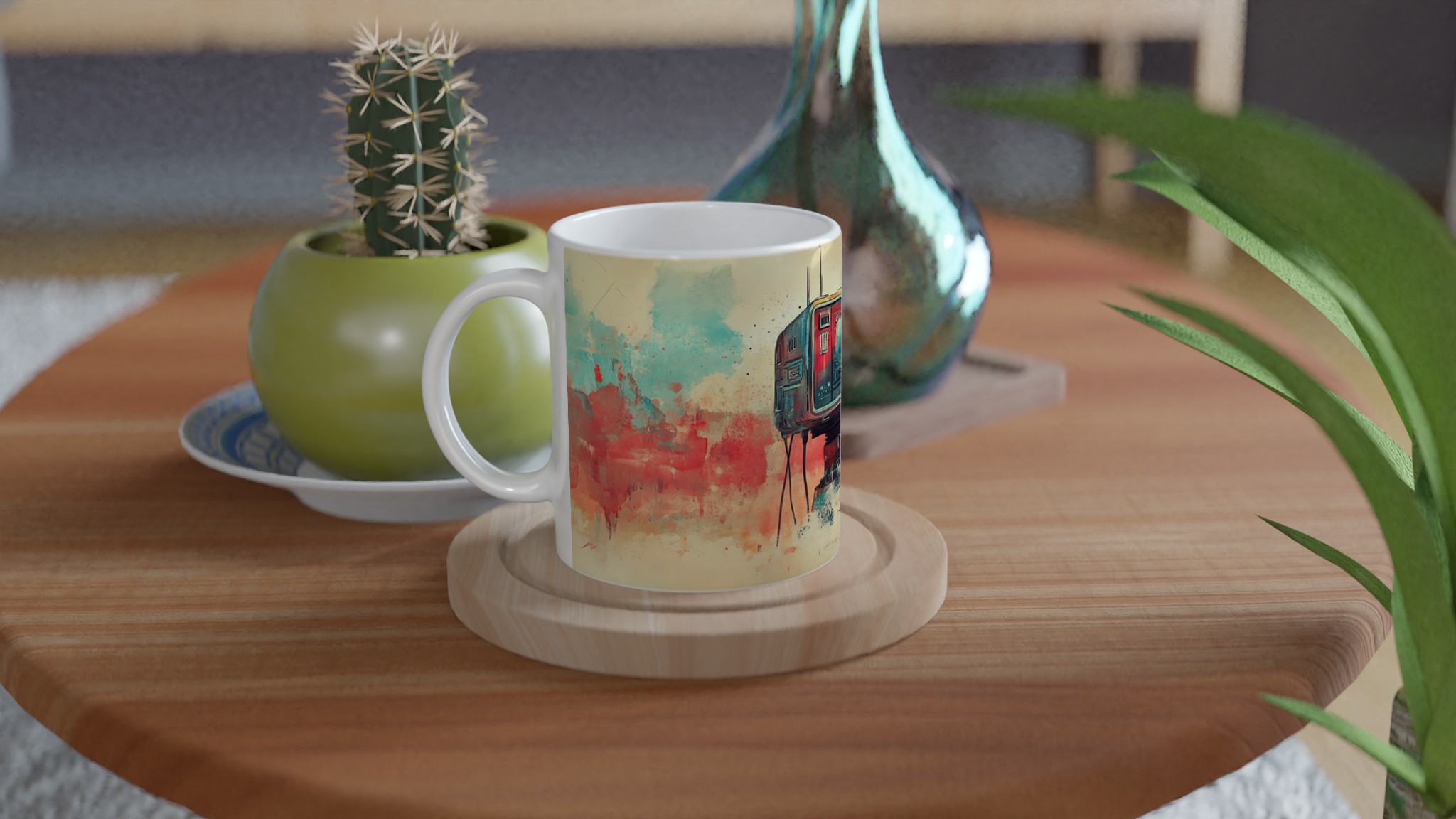 Abstrakt Kamera Konst Mugg – Unik Design för Kreativa Själar i Sju Färger 9 cb971320-43ab-4b63-8da9-c2c35c7d0427