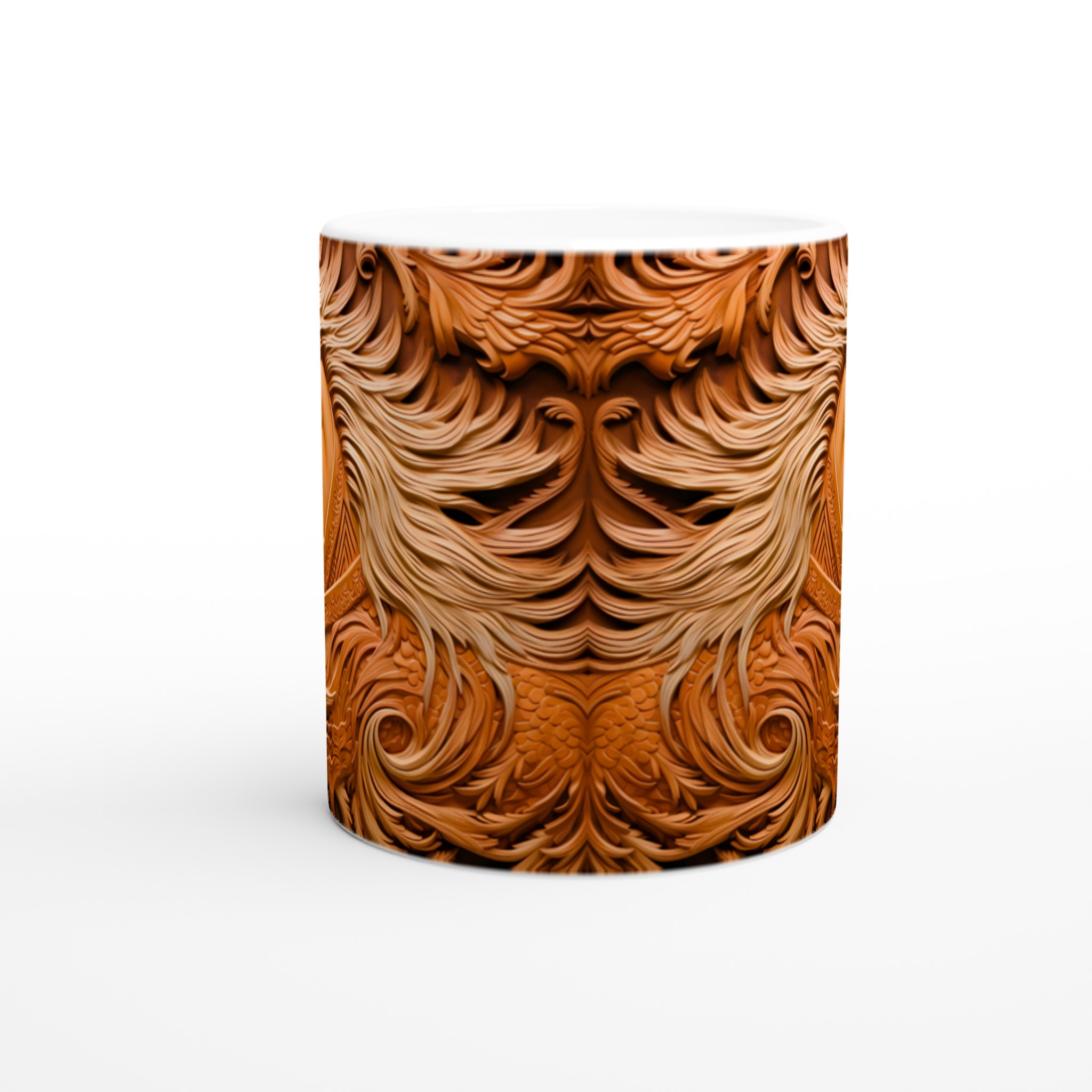 Majestätisk Träsnidad Hästdesign 11oz Keramikmugg – Rustik Charm i Valfri Färg 8 cbc5e6e0-6d73-41cb-8af2-9939a94ae096