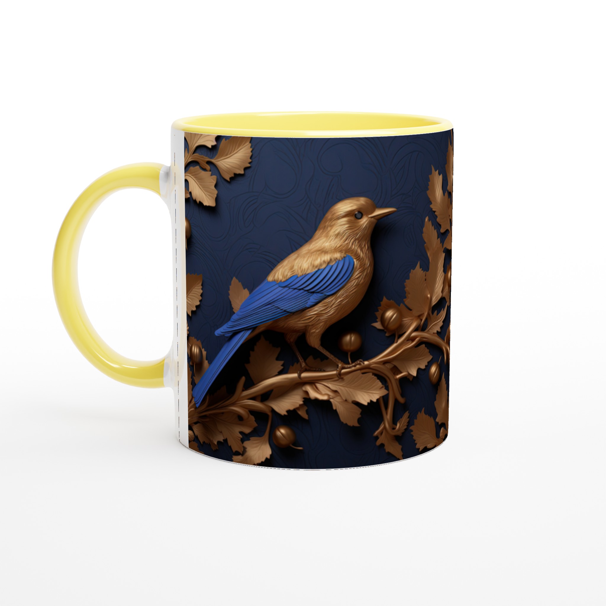 Lyxig 11oz Keramisk Mugg med Guldfågelmotiv – Finns i 7 Eleganta Färger 5 cbc9ec27-f8de-4567-aa11-a2865b3fc6b1
