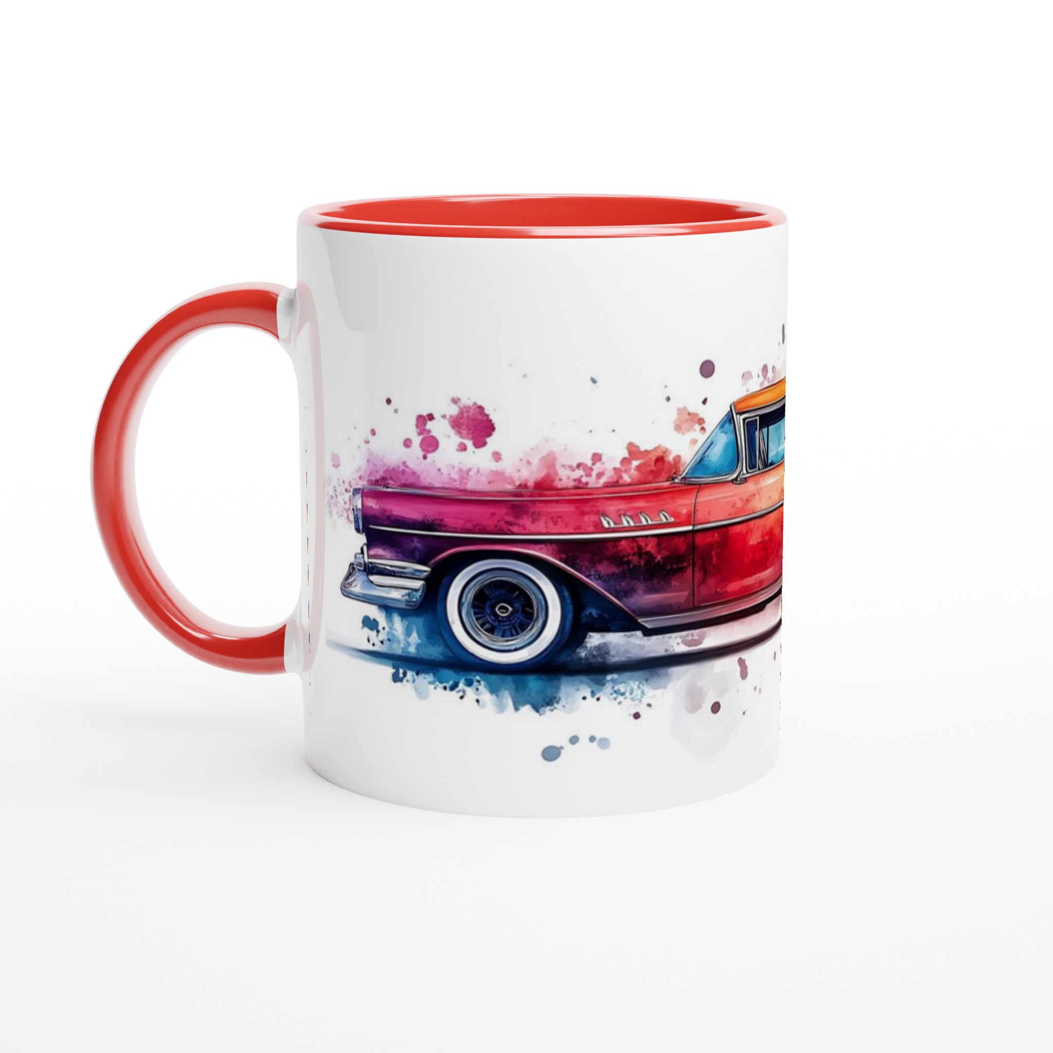 Klassisk Bil i Akvarell – 11oz Keramikmugg: Konstfull Design för Kaffeälskaren i Valfri Färg! 5 cbd6e10e-fcbc-4b7d-9600-883d4529e0cd