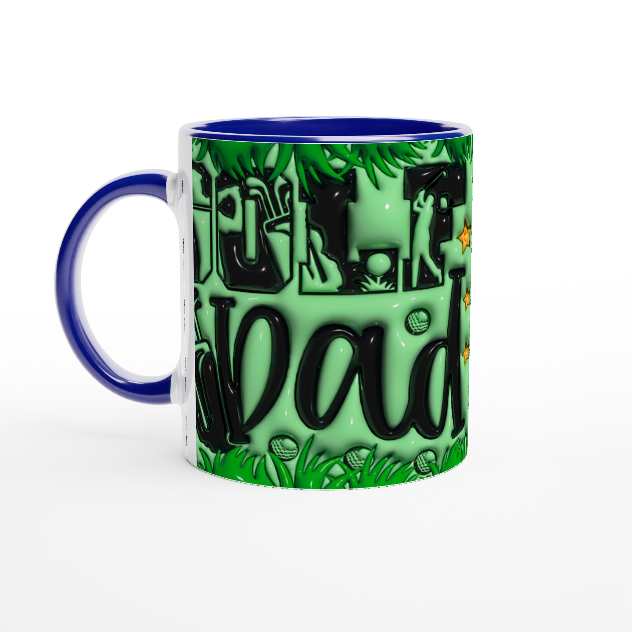 "Golf Dad" Keramisk Mugg – Den Perfekta Presenten för Golffantasten i Ditt Liv, Finns i 7 Färgglada Nyanser! 4 cbf05014-1304-47ea-815e-569cc3564c34