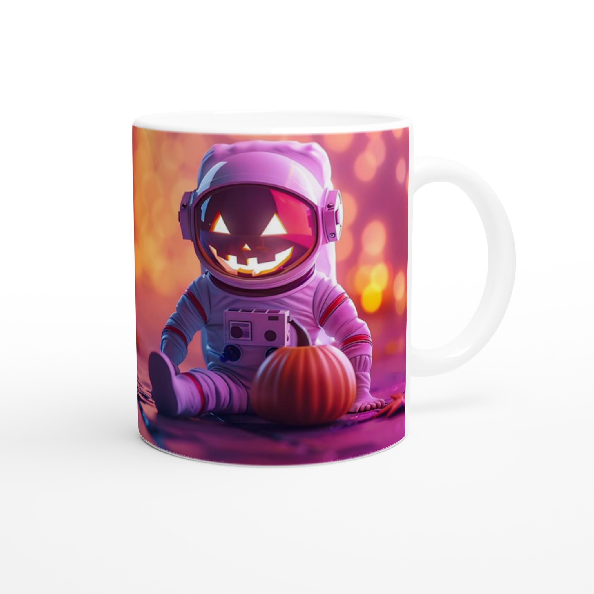 Spöklik rymdhjälte: Halloween-inspirerad keramikmugg i 7 livfulla färger 9 cc159126-d604-4f80-acdc-8d7ce57e5ec1