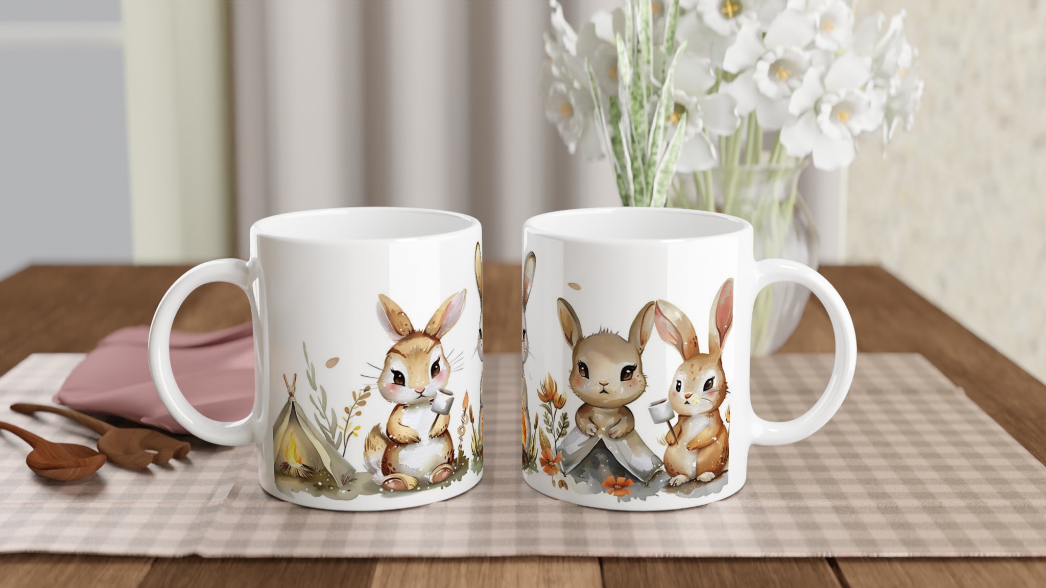 Mysig Kanincamp Mugg – Perfekt för Älskare av Söta Djur och Natur 10 cc7a4286-a717-4d94-ba29-5b62a1fb1cd3