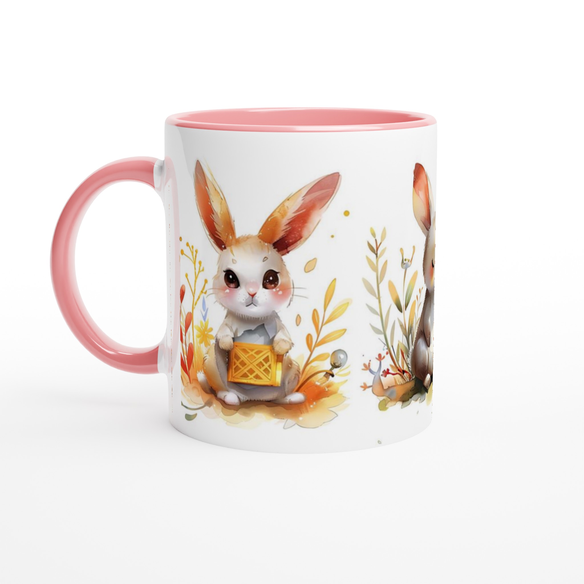 Söta Akvarellkaniner Mugg – Charmig 11oz Keramikmugg i Valfri Färg för Ditt Favorittryck 6 cc7d8026-50d3-4244-b012-e58478d80029