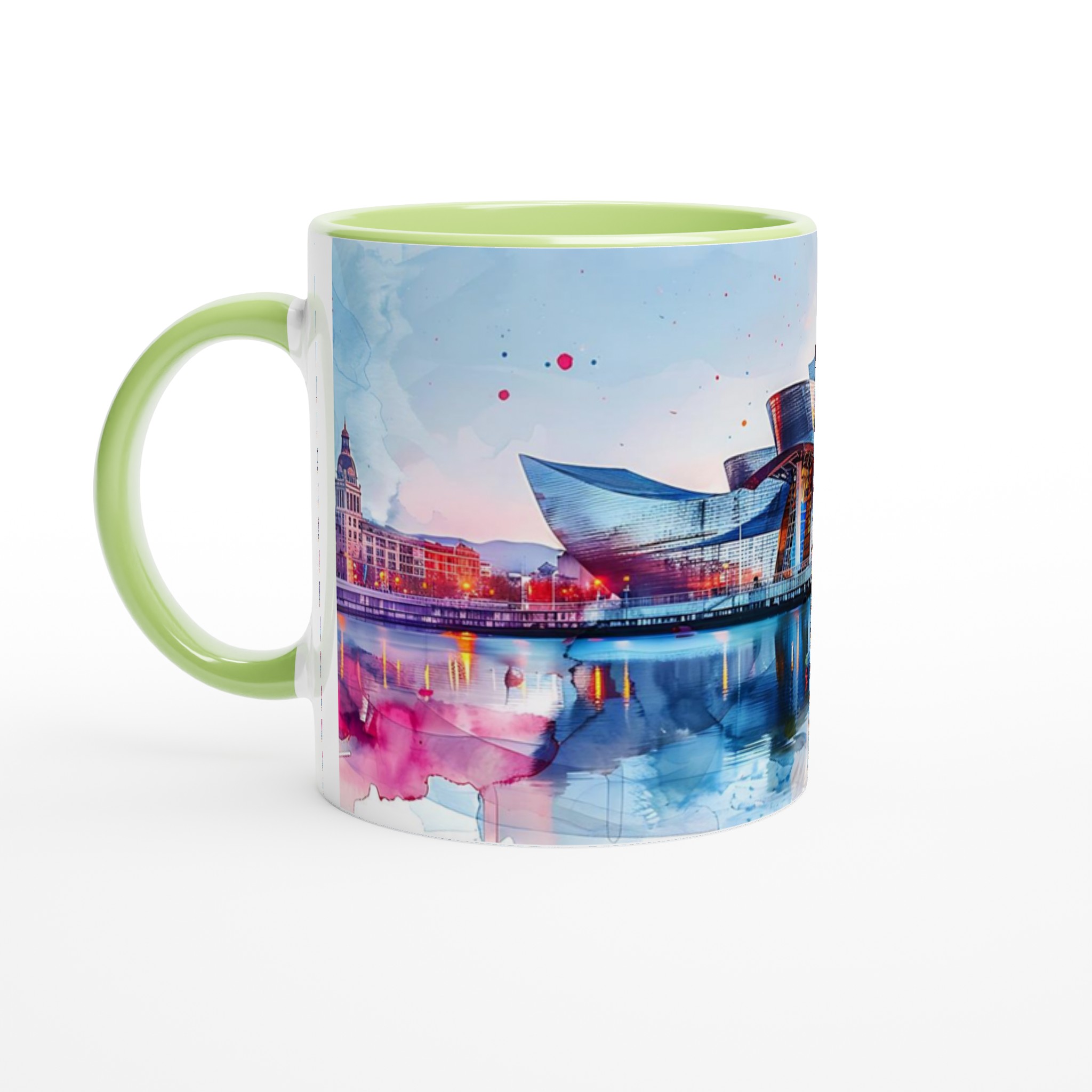 Guggenheim Bilbao Konstnärlig Mugg – Dynamisk Akvarell Design i Flera Färgval 3 ccc7283e-a6a0-429f-b902-bd2399dec281