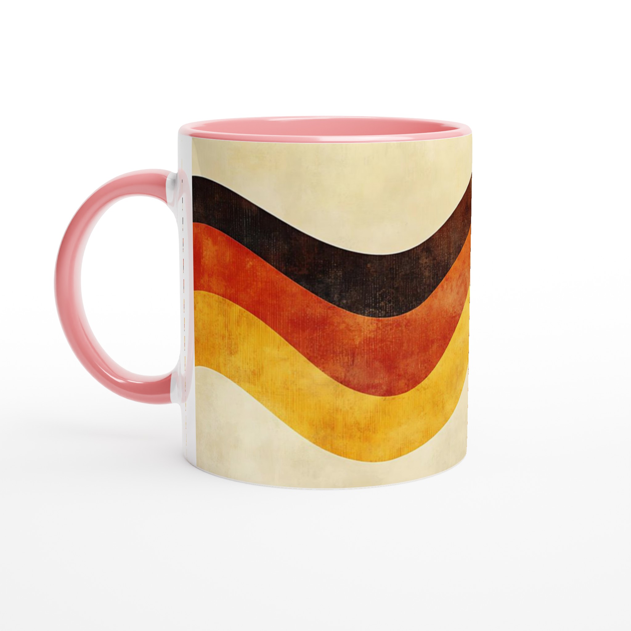 Retro Vågmugg – 11 oz Keramisk Kaffekopp med 70-talsinspirerad Design för Din Favoritdryck 4 cce44ab4-4b0e-4b75-8dbd-cd5560805f5a