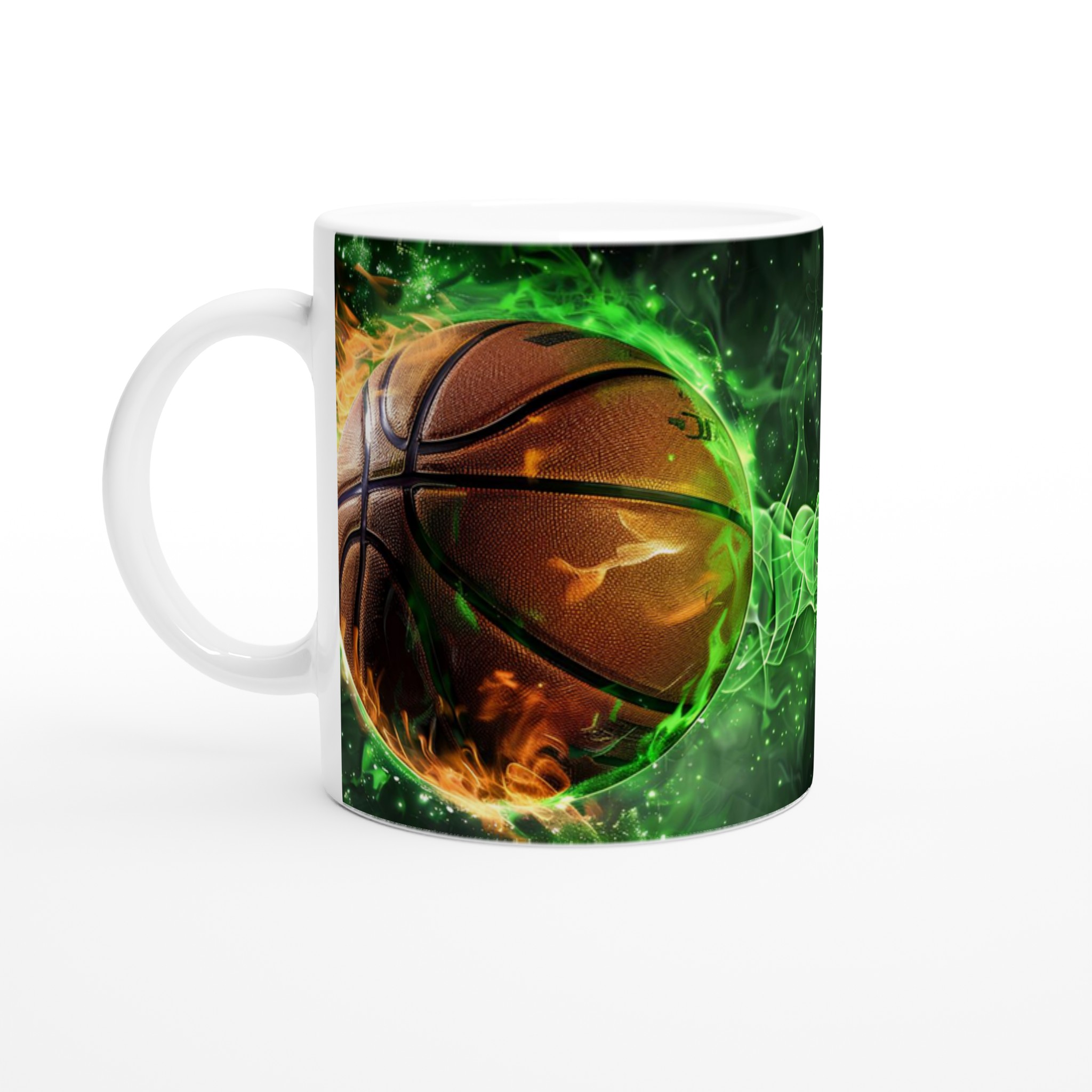 Basketboll i Neoneld Keramisk Mugg – Ge Din Paus En Eldig Twist! 1 ccee9fd5-7a42-4967-96cd-bff82519272b