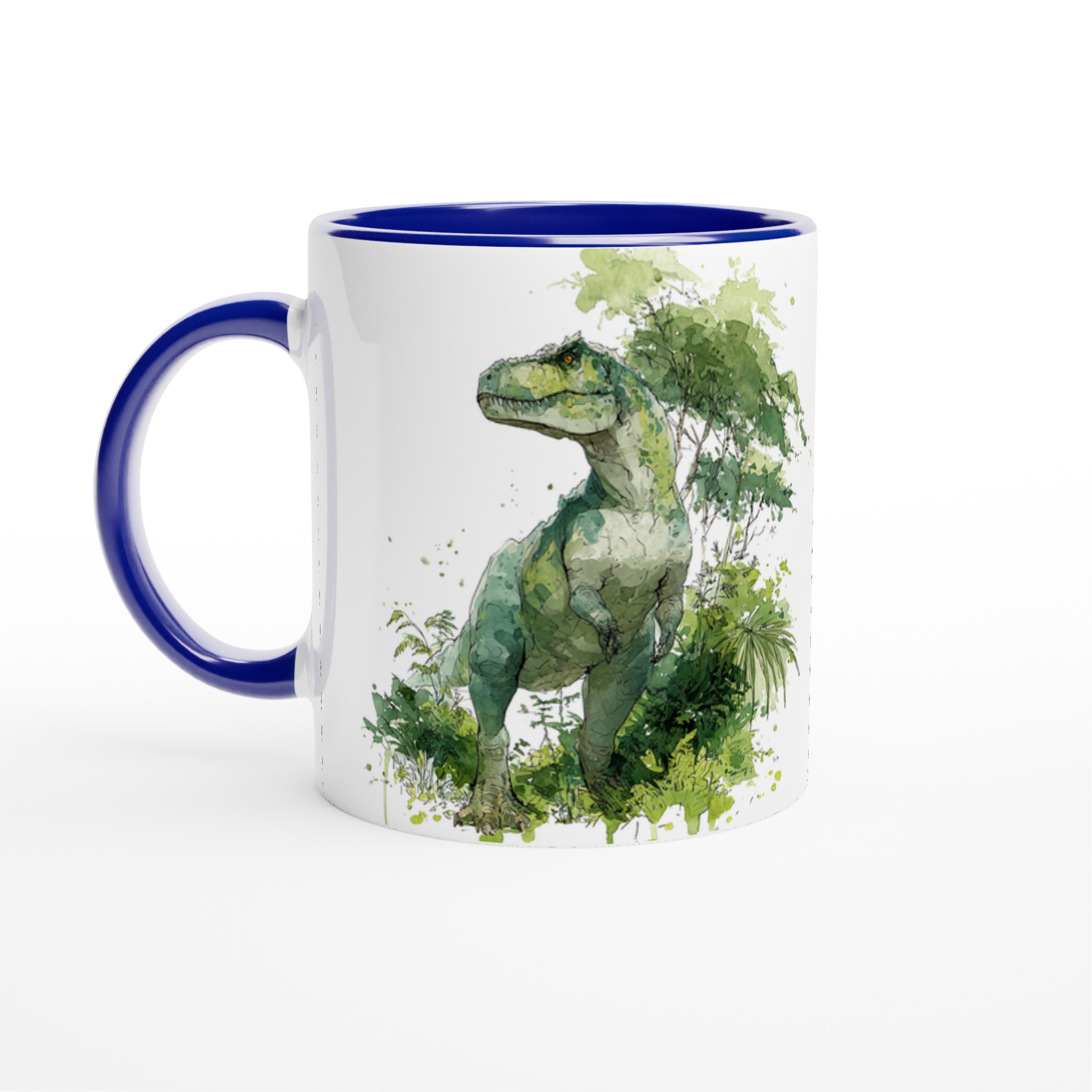 T-Rex Akvarell Mugg – För Historieälskare & Äventyrare | 11oz Keramisk Mugg i Valfri Färg 4 cd0a3f5b-b7d2-44d4-8d30-533b853b5143