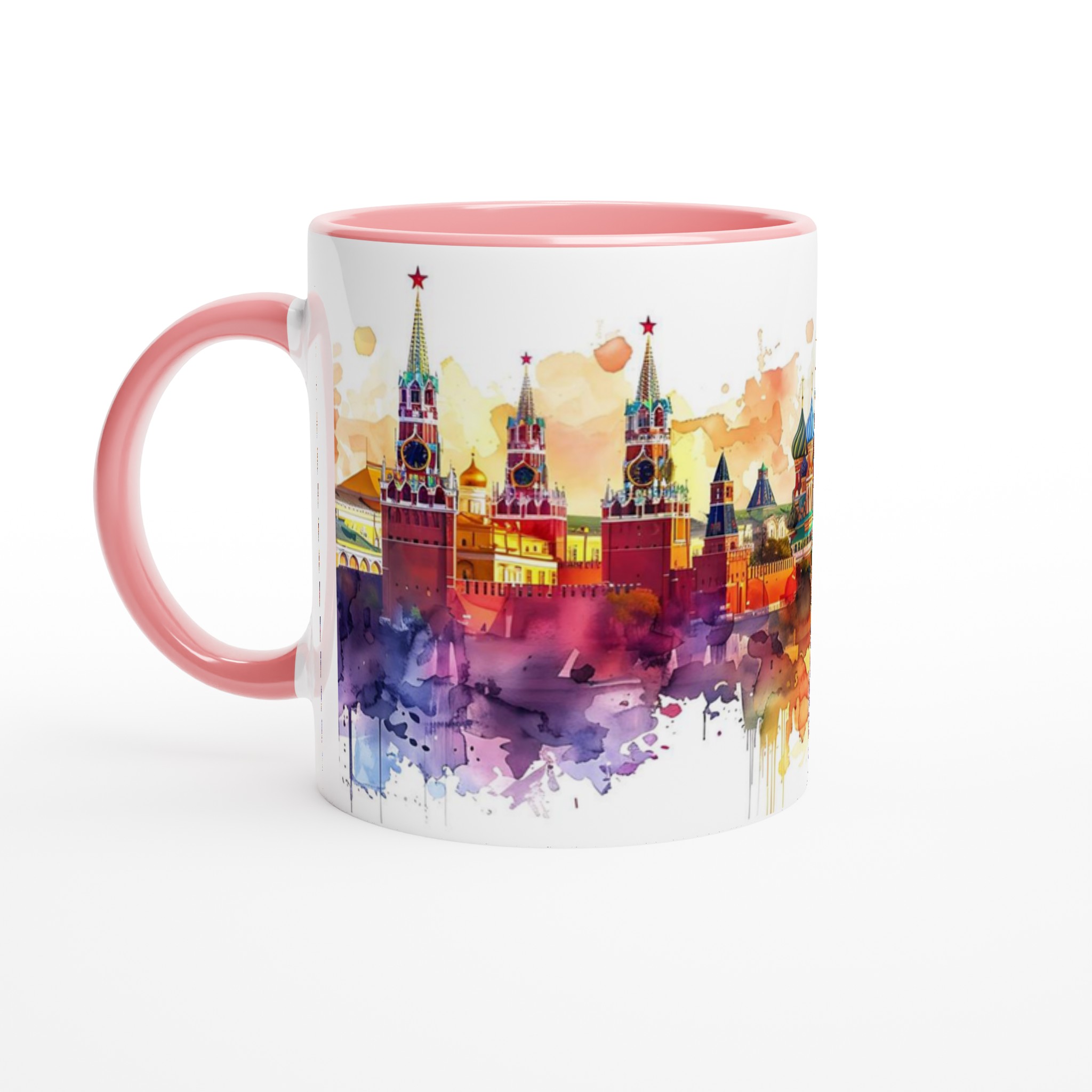Färgsprakande Kreml: 11oz Keramisk Mugg – Konstnärligt Akvarelltryck i Valfri Färg 6 cd1ead2b-61f3-464a-a94e-c79b291cc74c