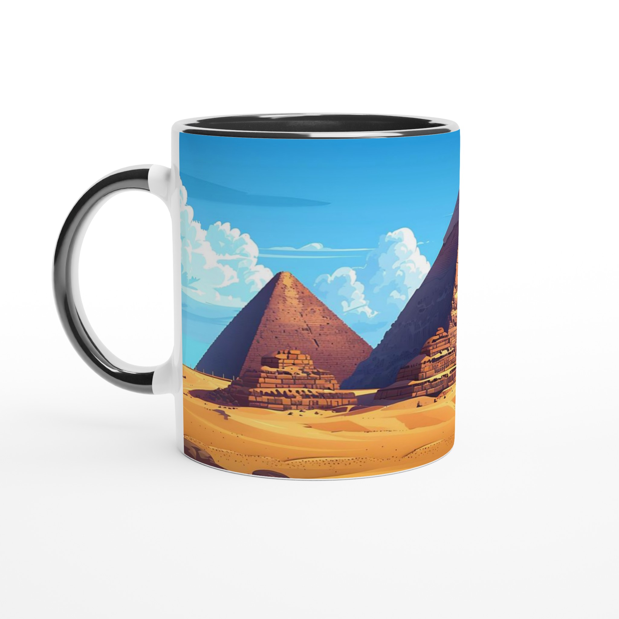 Egyptens Storslagna Pyramider Keramisk Mugg – Dröm dig bort med varje klunk, välj din färg! 7 cd4b3523-7683-4524-b572-e9017e46a449
