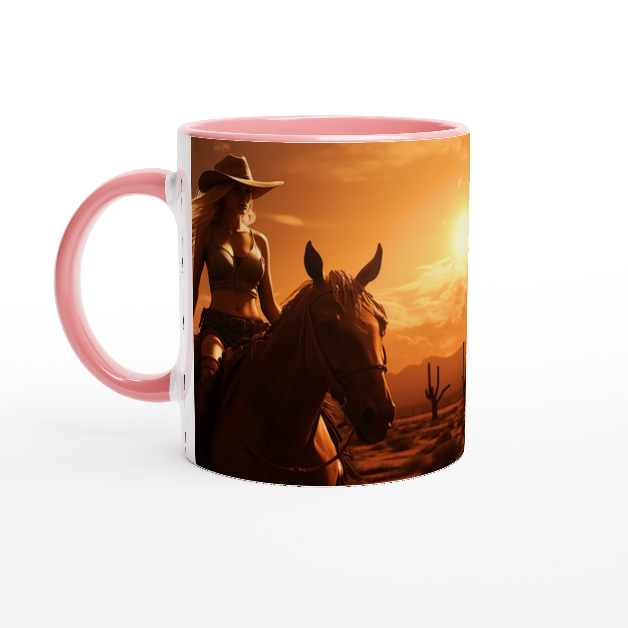 Western Sunset Riders – 11oz Keramisk Mugg: Vilda Västern Charm i Sju Färger 6 cd911894-890d-481a-ba7a-add3206ce7f9