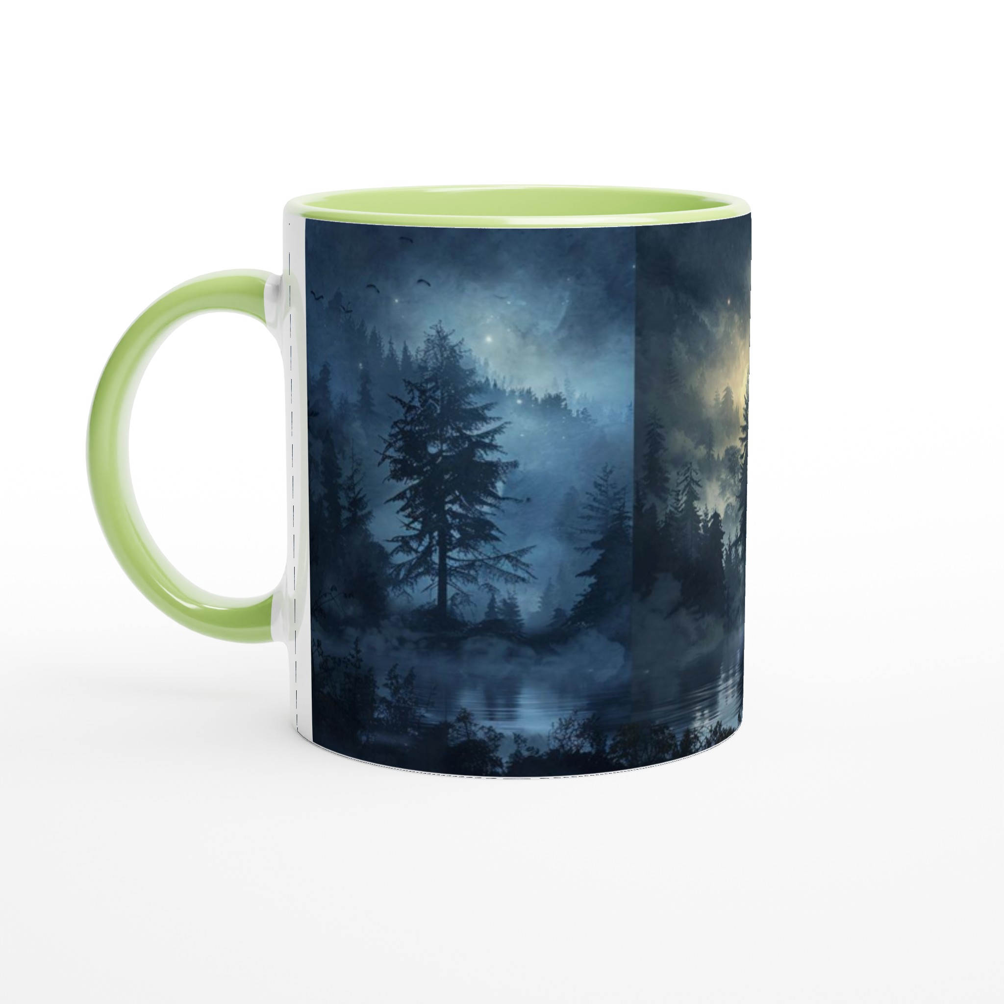 Mystisk Skogssjö Keramikmugg - 11oz, Välj bland 7 Förtrollande Färger 3 cd9c1b09-349c-4b3d-a25e-82d5f710cf0f